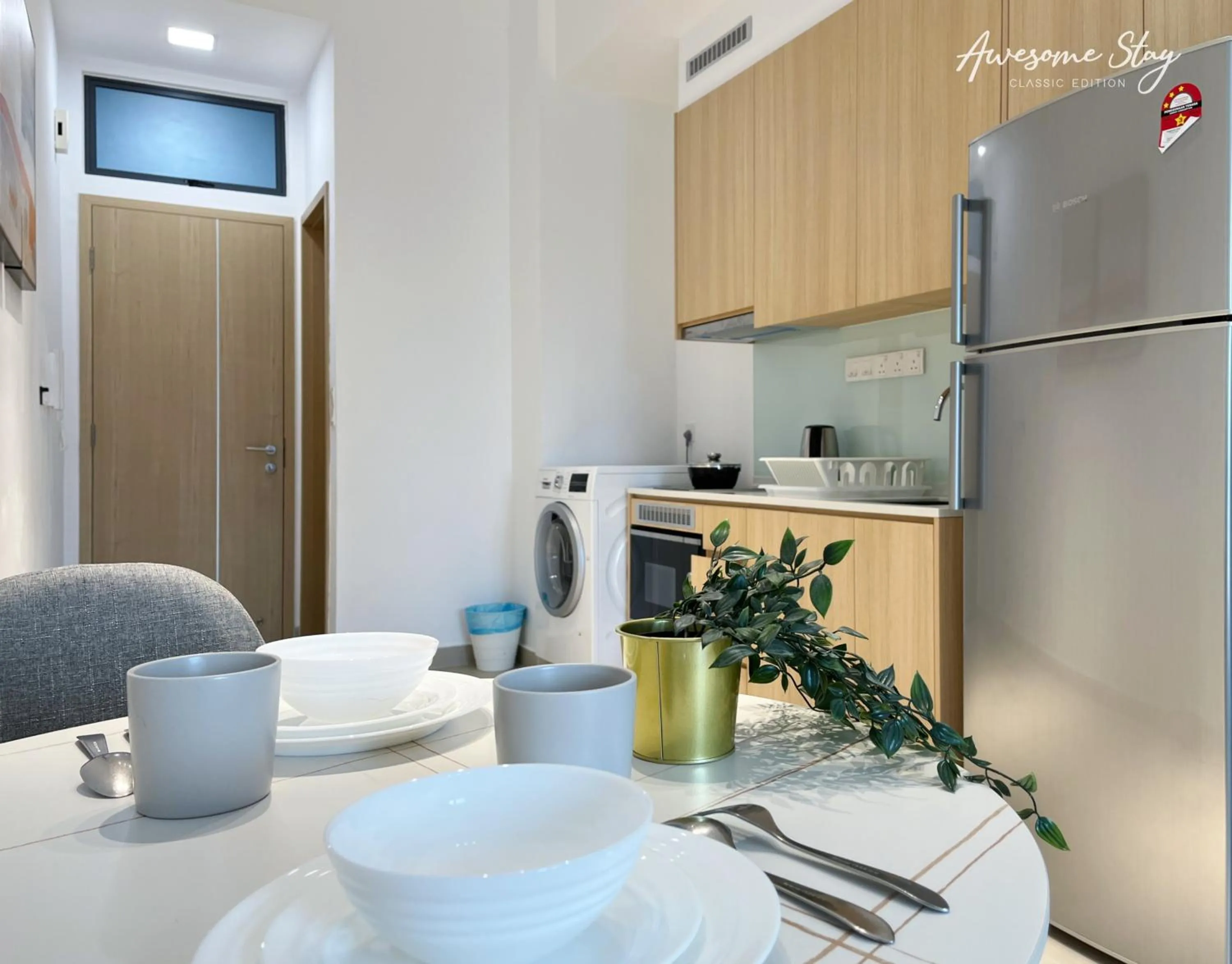 kitchen in The Colony By Infinitum By Awesomestay