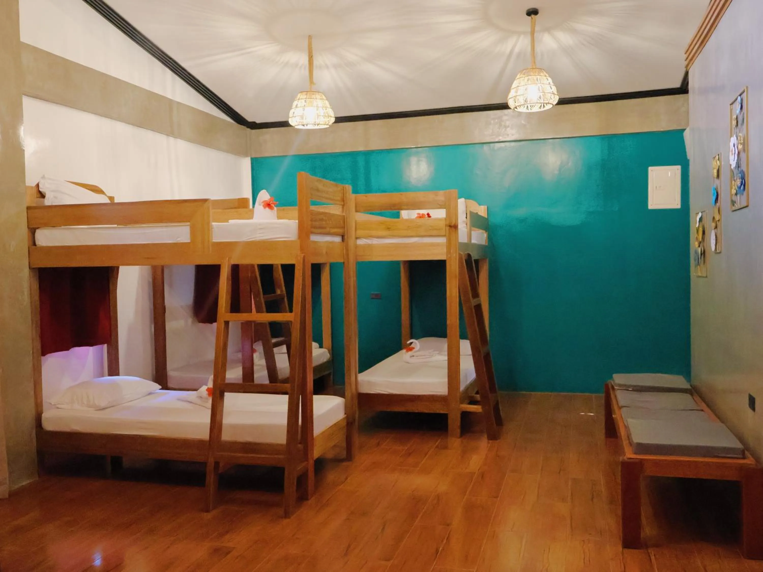 Bed in LANGOJON JIANJOY BEACH RESORT