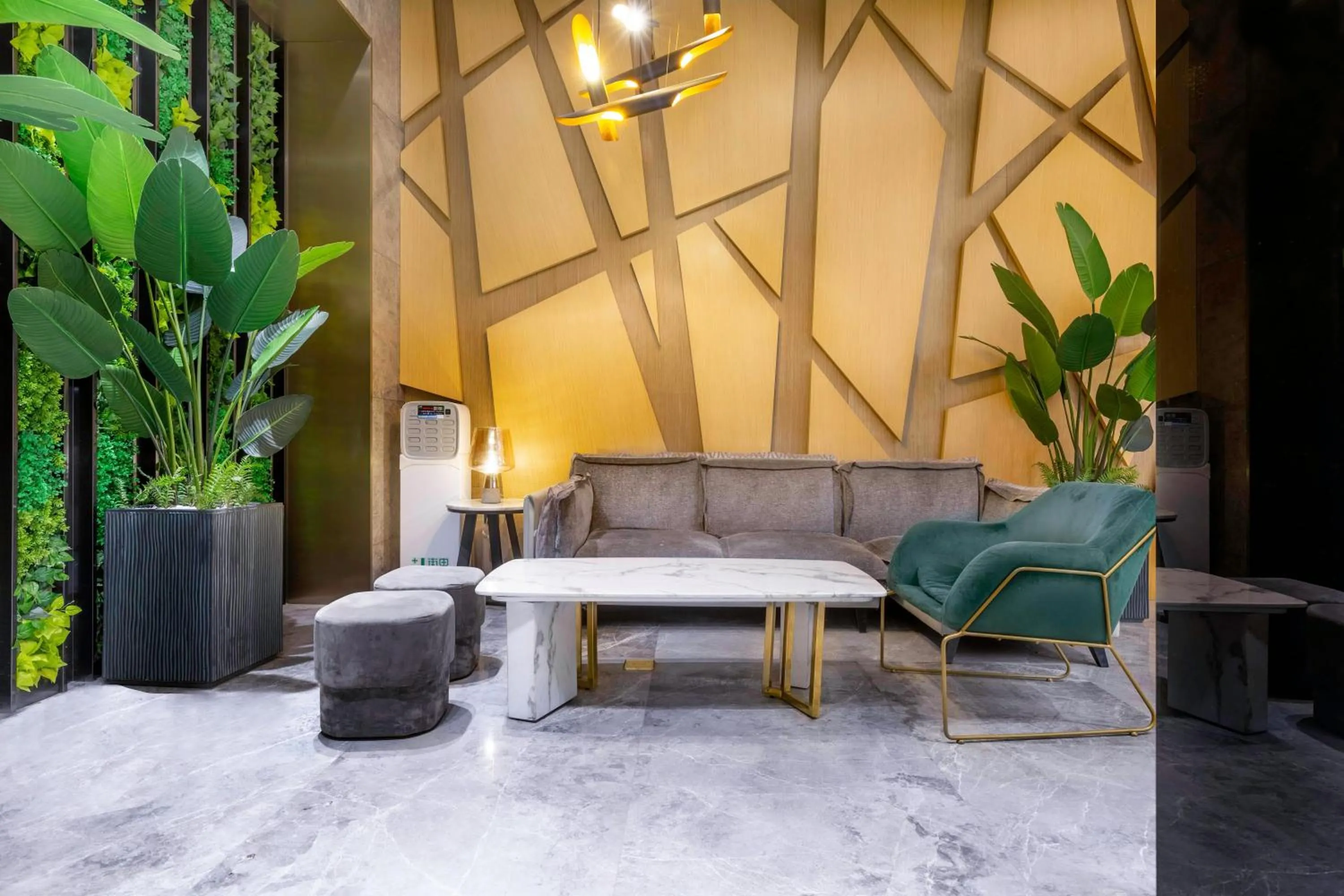 Seating area in Tuke China Hotel -Wenzhou South Bus Terminal