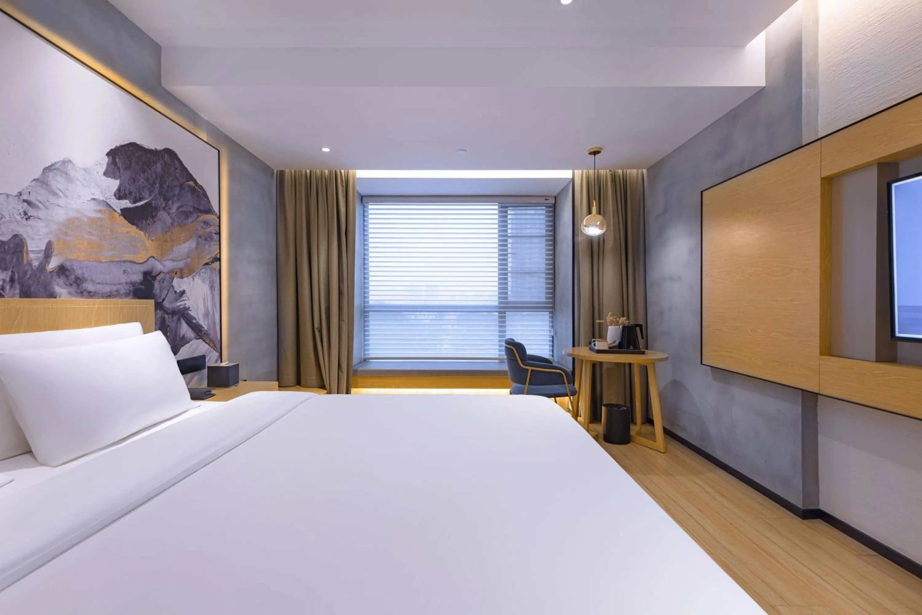 Photo of the whole room, Bed in Tuke China Hotel -Wenzhou South Bus Terminal