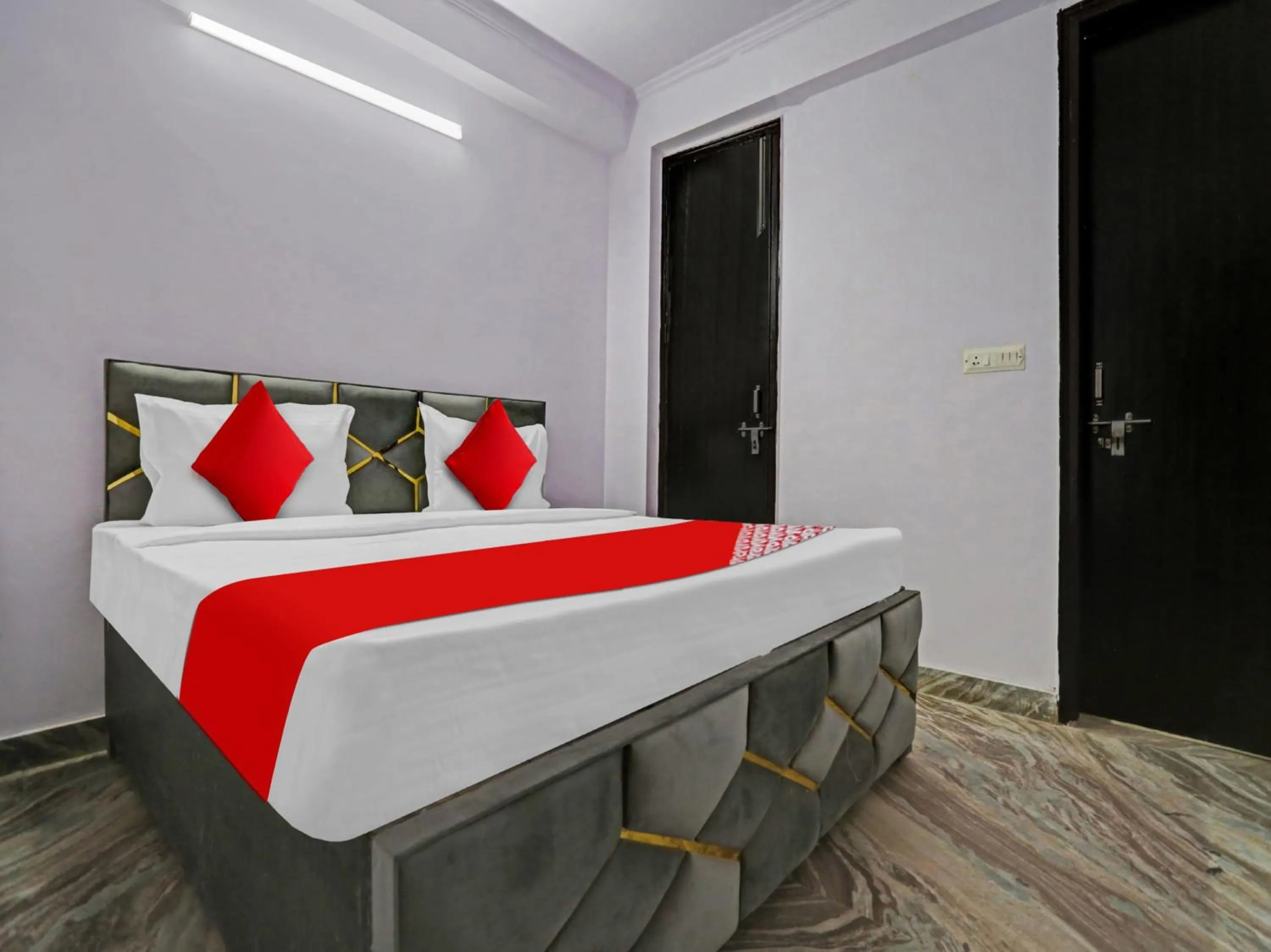 Bedroom, Bed in Super Hotel O Premium Rooms