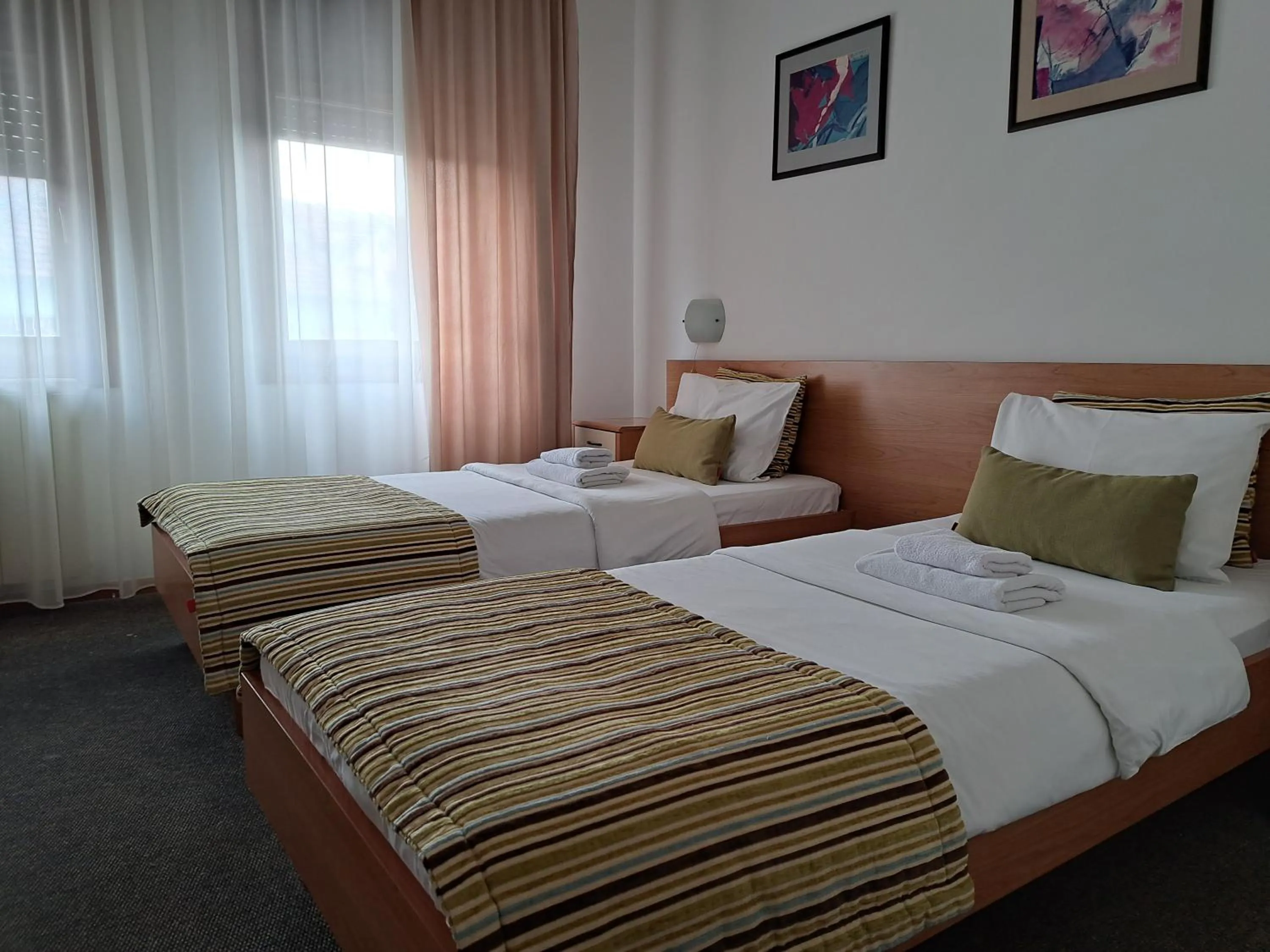 Bed in Hotel Marica