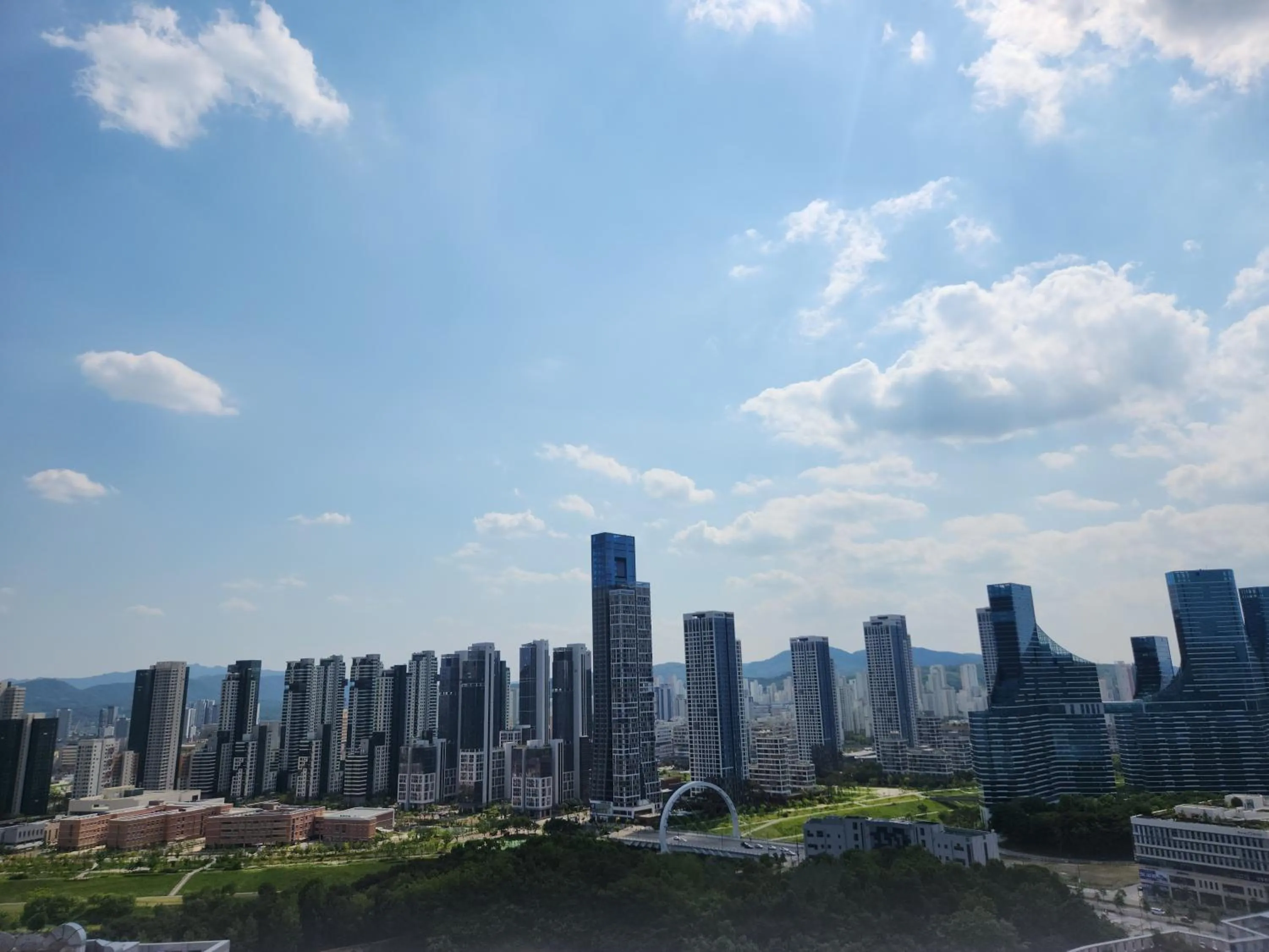 City view in Courtyard by Marriott Sejong