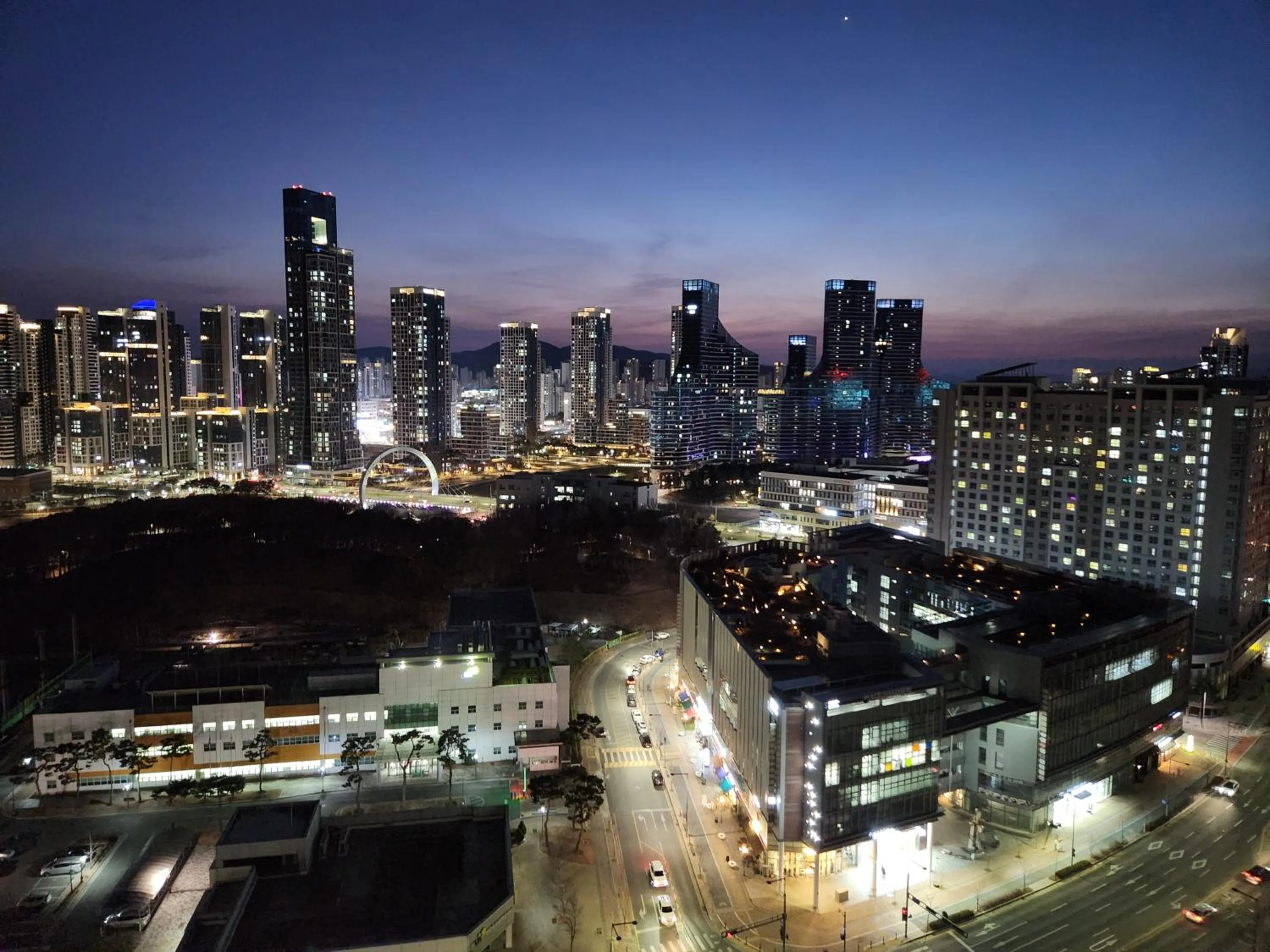 City view in Courtyard by Marriott Sejong