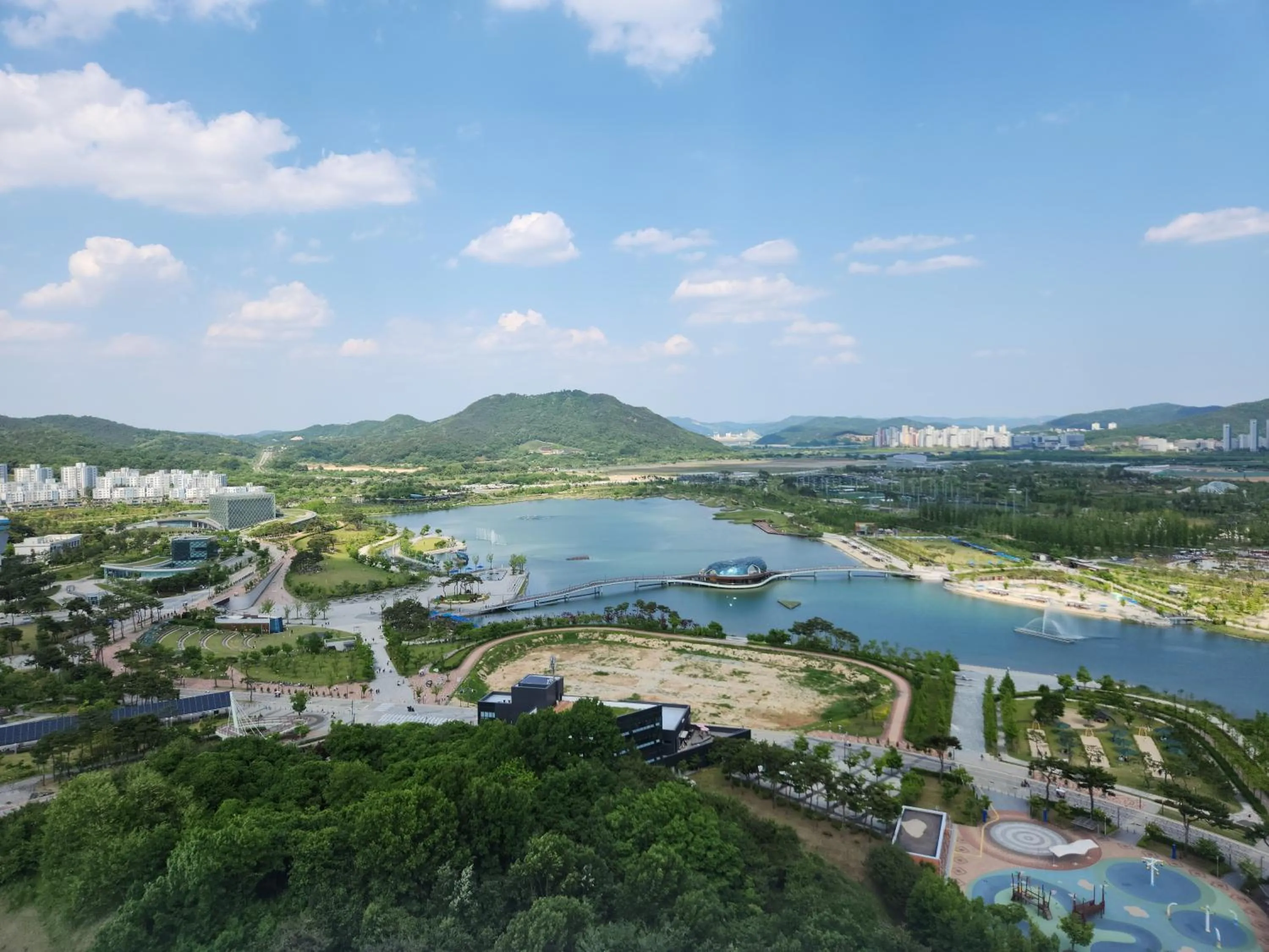 Lake view in Courtyard by Marriott Sejong