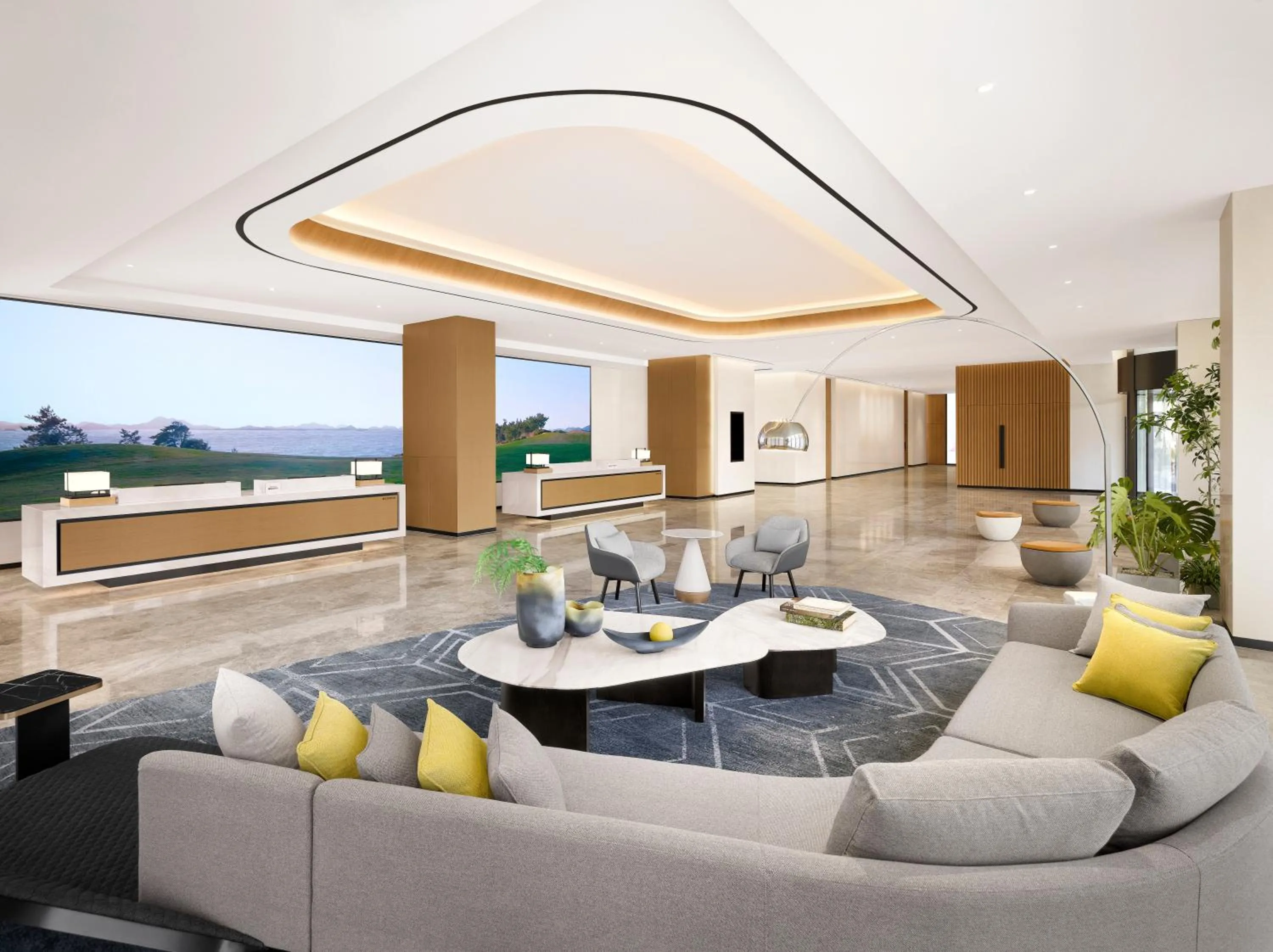 Lobby or reception in Courtyard by Marriott Sejong