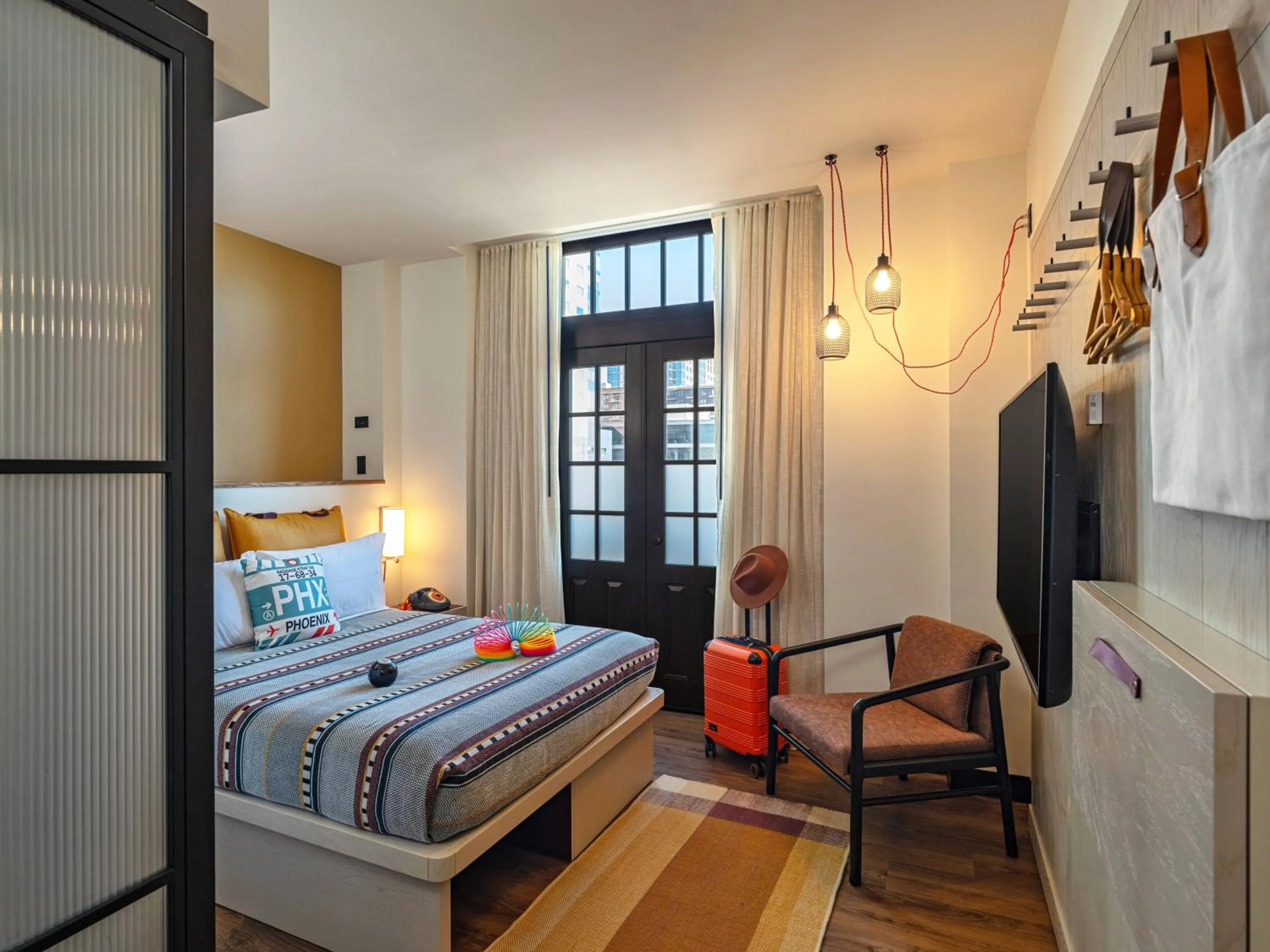 Bed in Moxy Phoenix Downtown