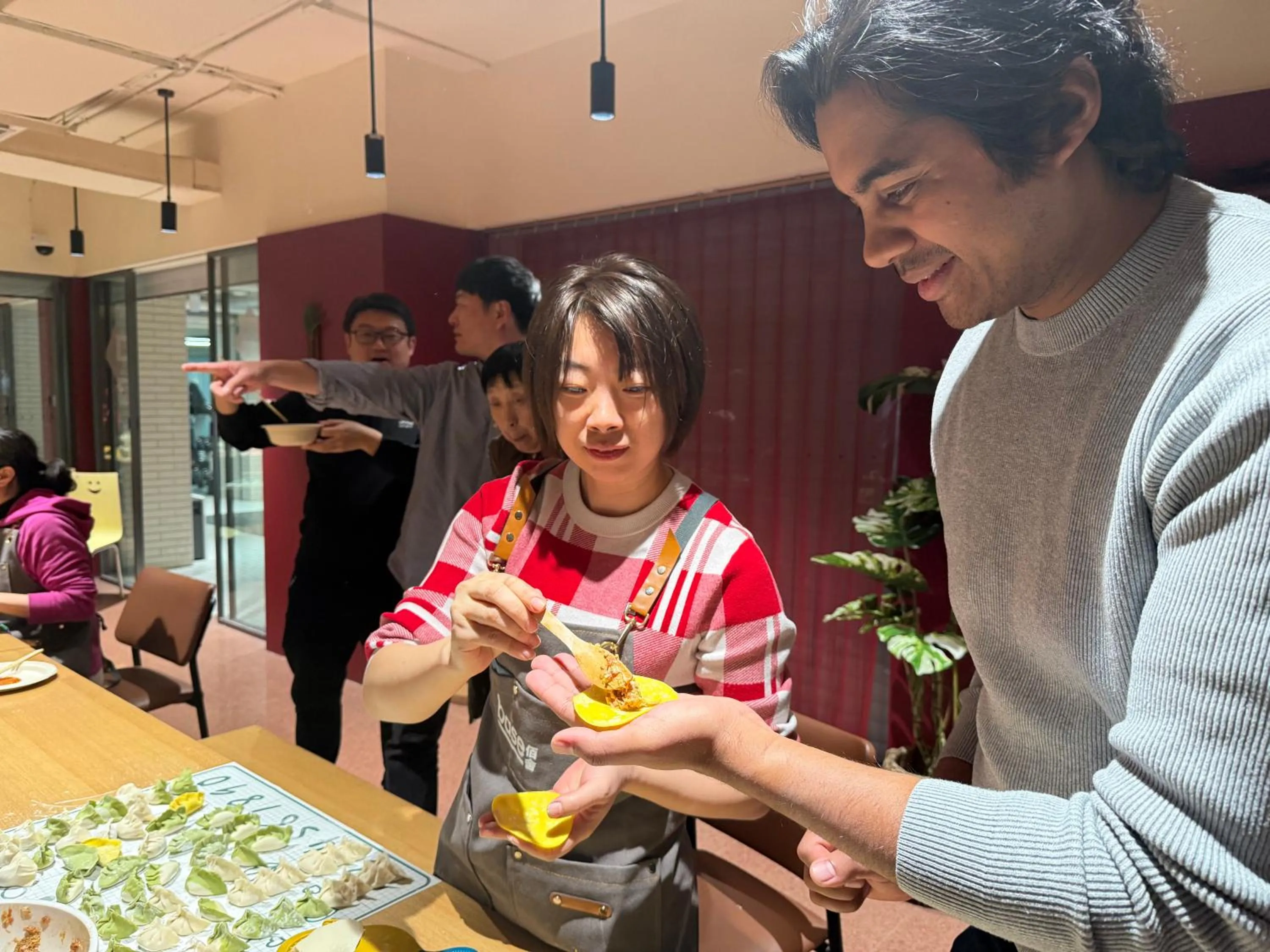 People in base-Beijing Wangfujing Serviced Apartment- in Hutong &Bike rental &Close to Forbidden City, Tian'anmen Square &Subway nearby &Free coffee &Washing machine,Kitchen &Restaurant discount &English speaking &High speed free WiFi