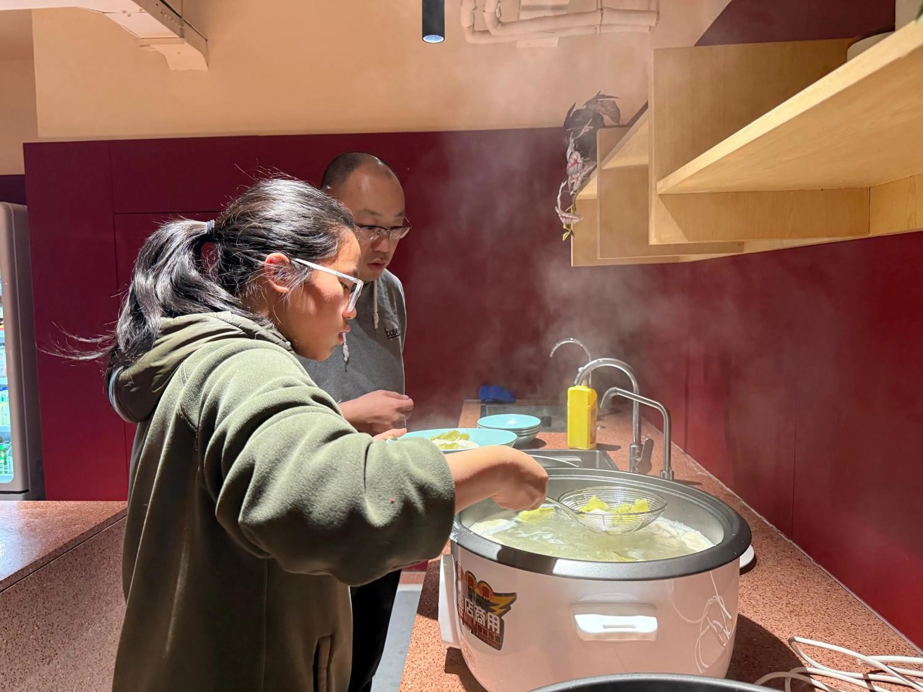 People in base-Beijing Wangfujing Serviced Apartment- in Hutong &Bike rental &Close to Forbidden City, Tian'anmen Square &Subway nearby &Free coffee &Washing machine,Kitchen &Restaurant discount &English speaking &High speed free WiFi