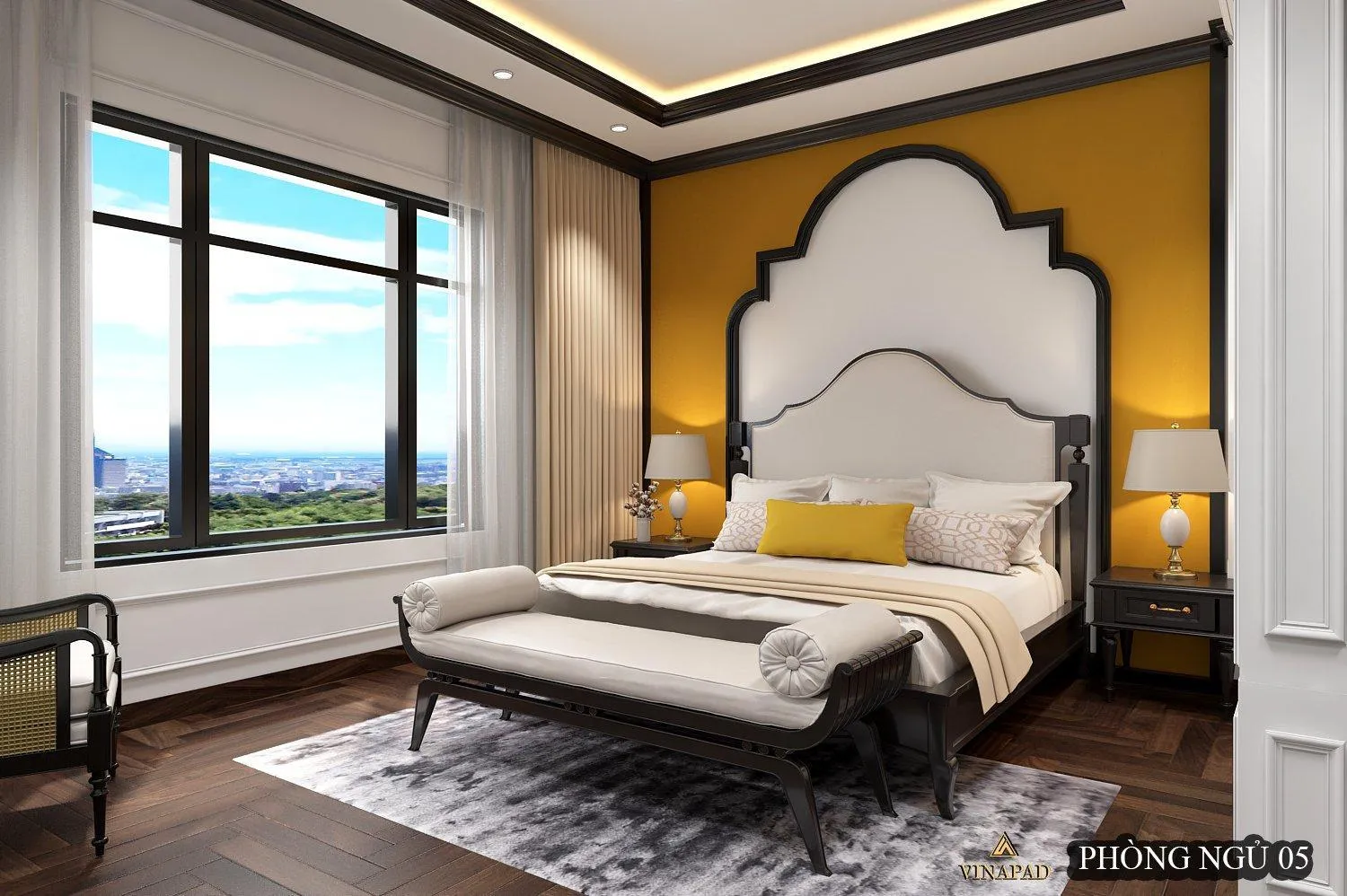 Bedroom in Moma Paris Hotel Ninh Bình