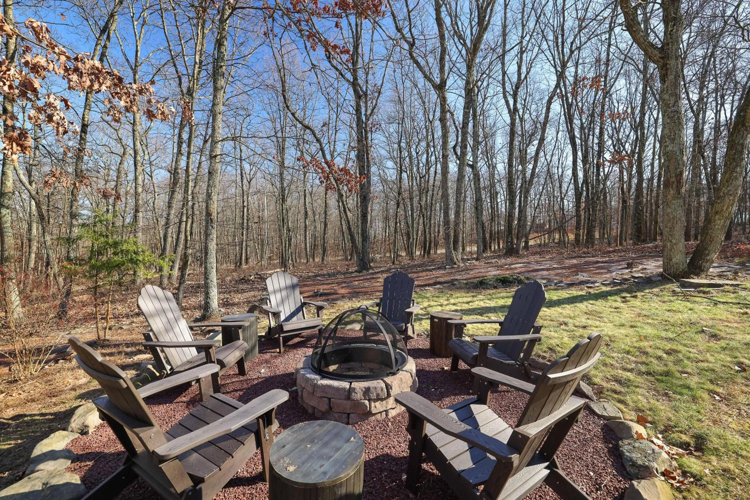 Garden in Stunning Poconos Villa- Hot Tub, Pool, Game Room, BBQ & more