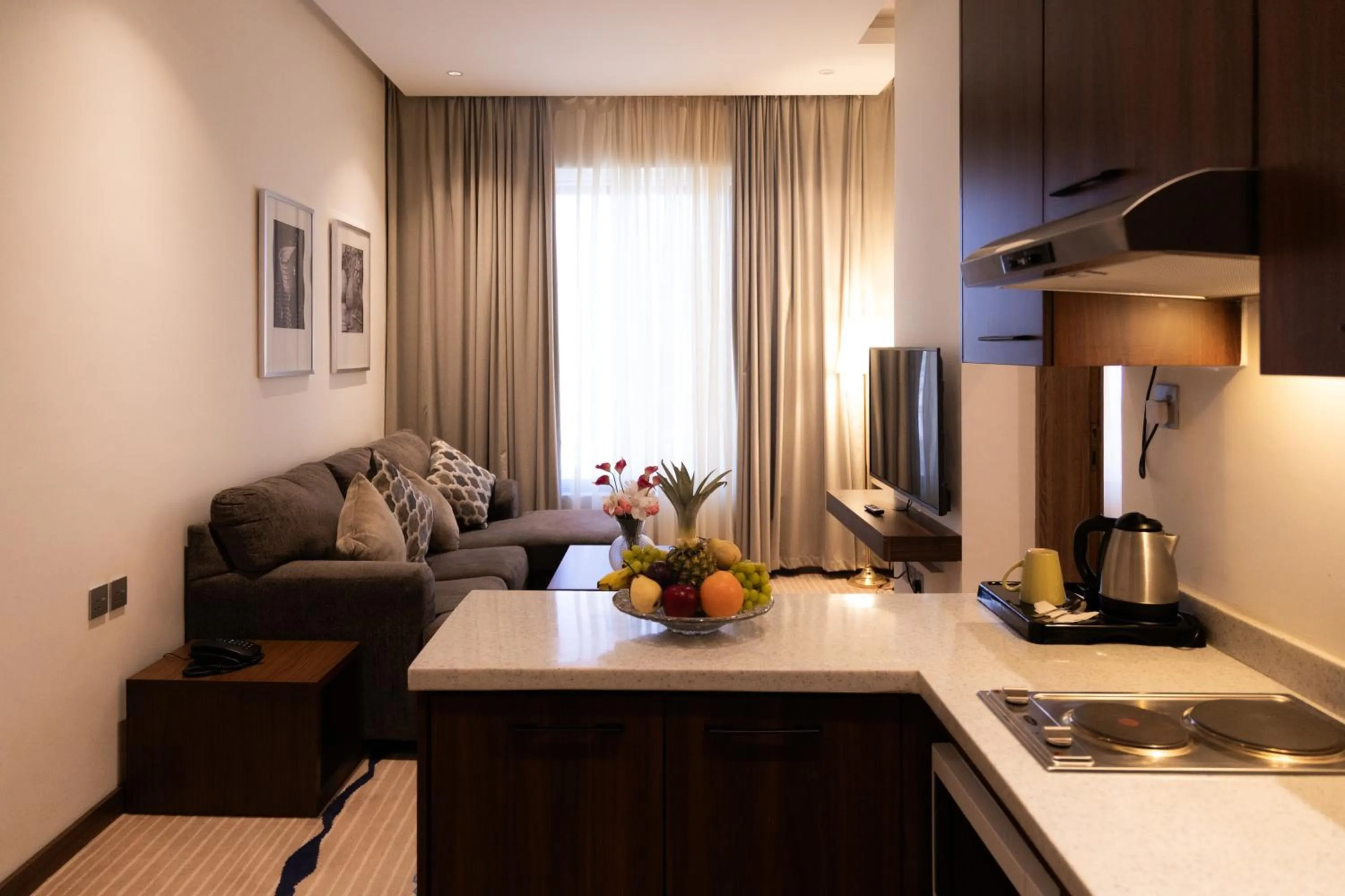 Kitchen or kitchenette in Dream Residence Olaya Khobar