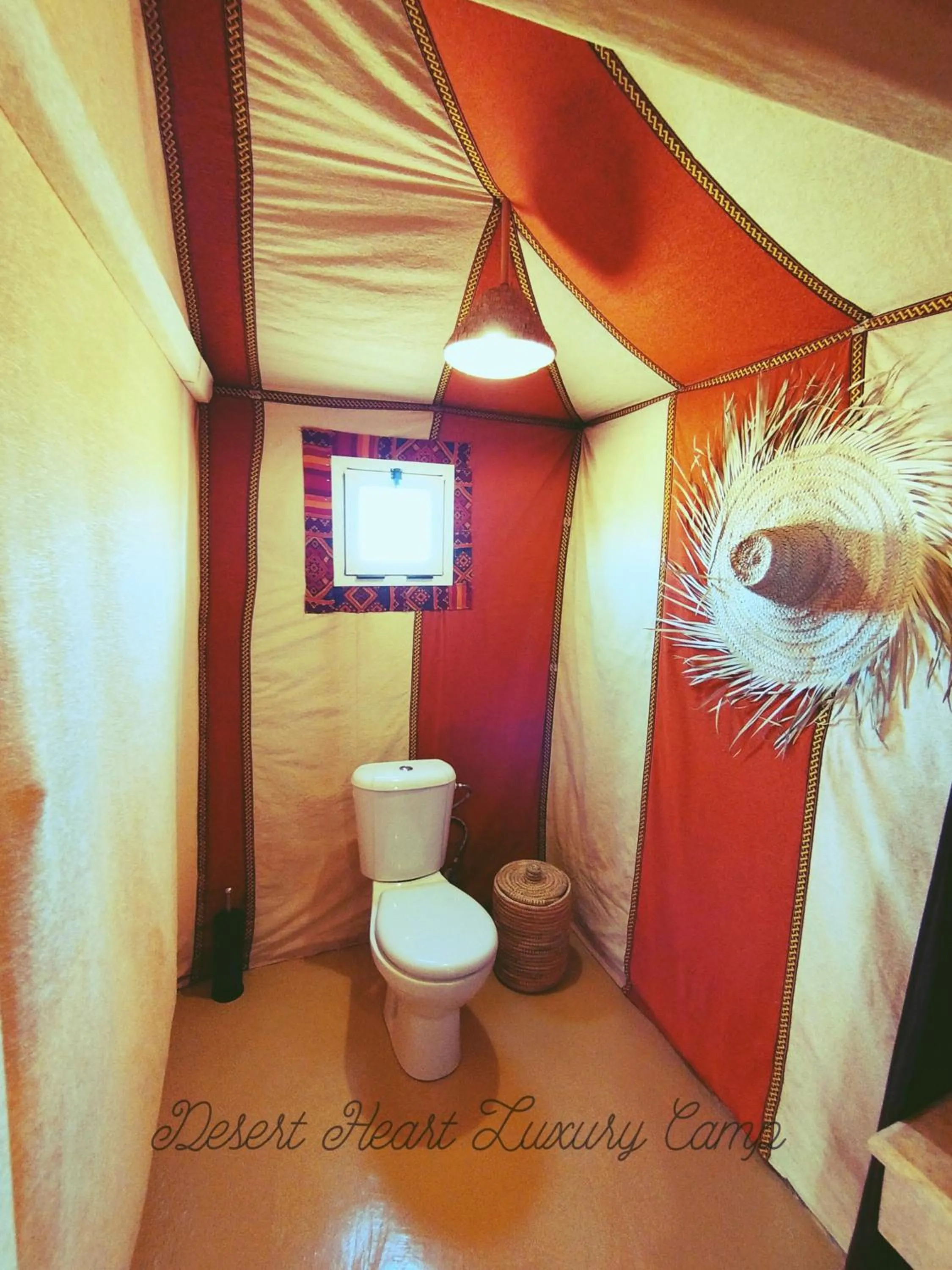 Toilet in Merzouga heart camp
