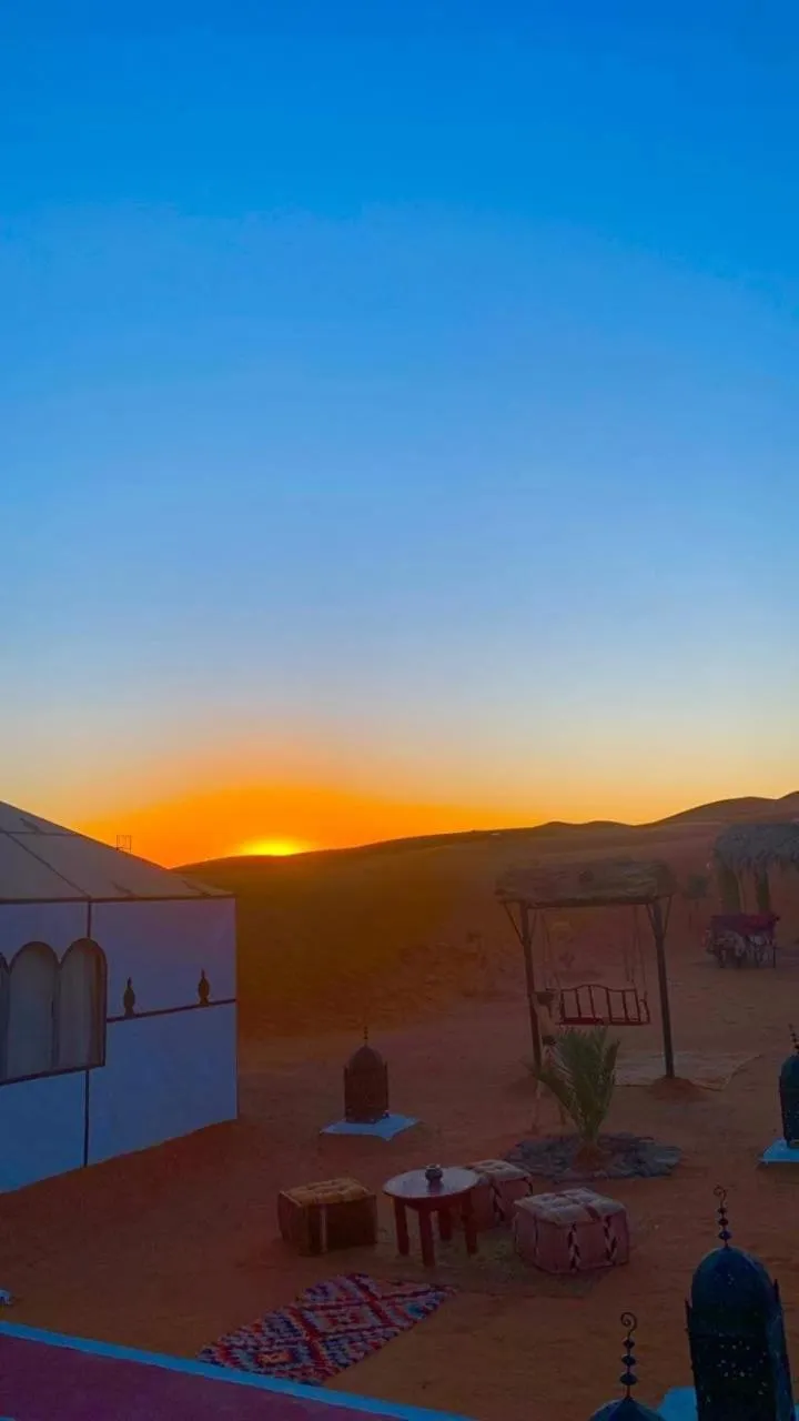 Patio in Merzouga heart camp