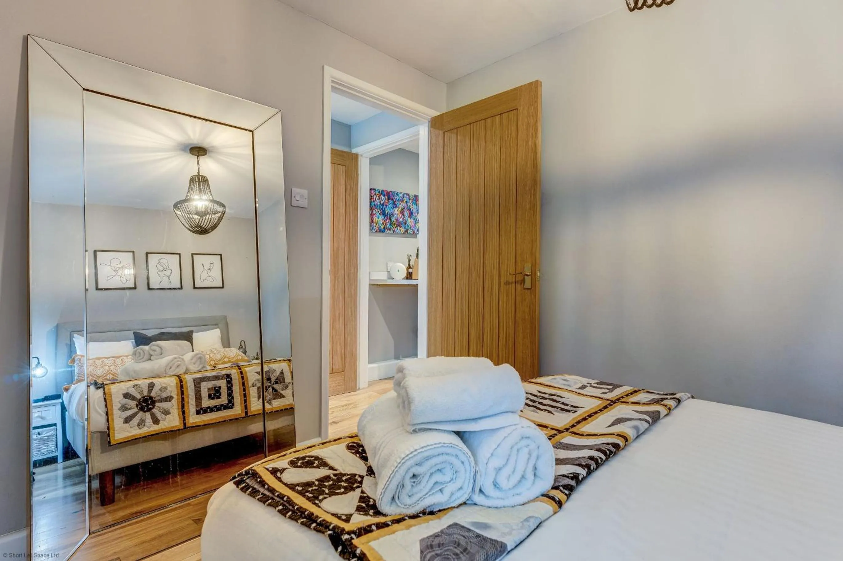 Property building, Bed in Apple Tree Cottage