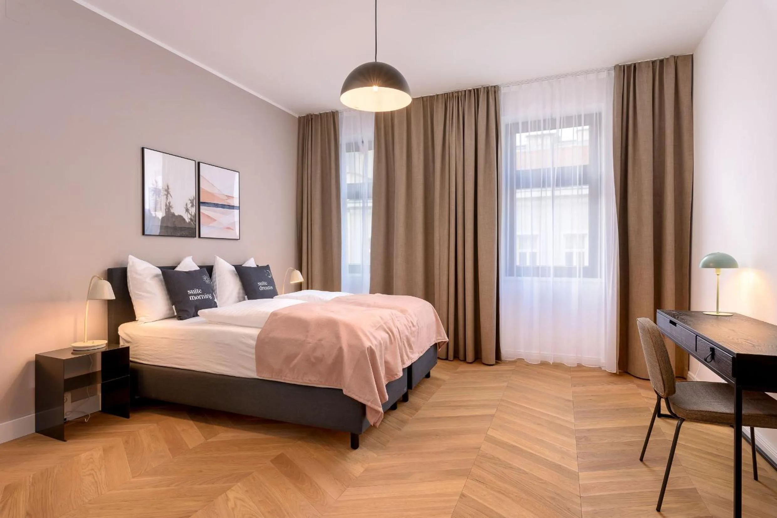 Bed in Limehome Vienna Karajangasse