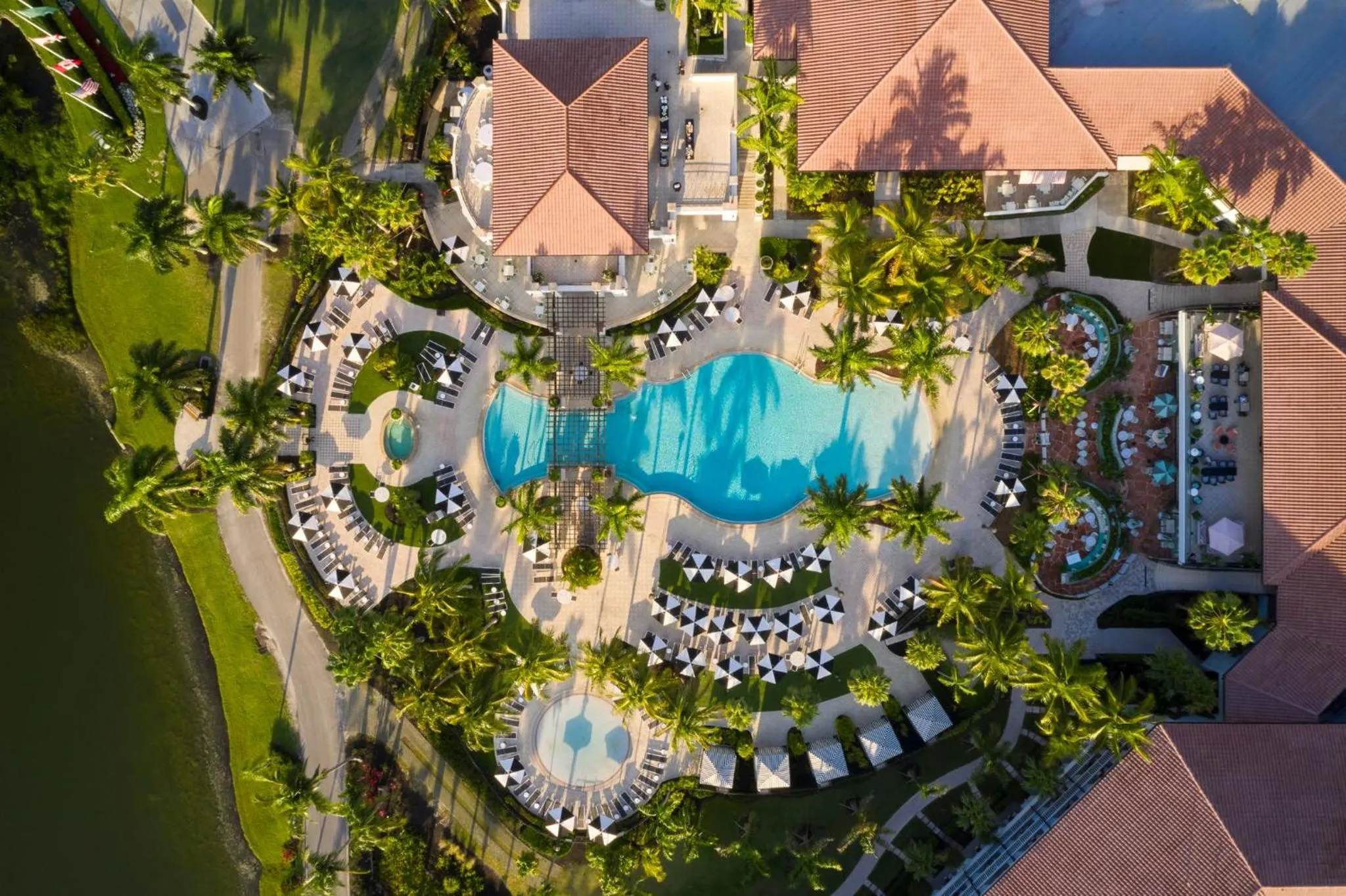 Bird's eye view in The Cottages at PGA National Resort