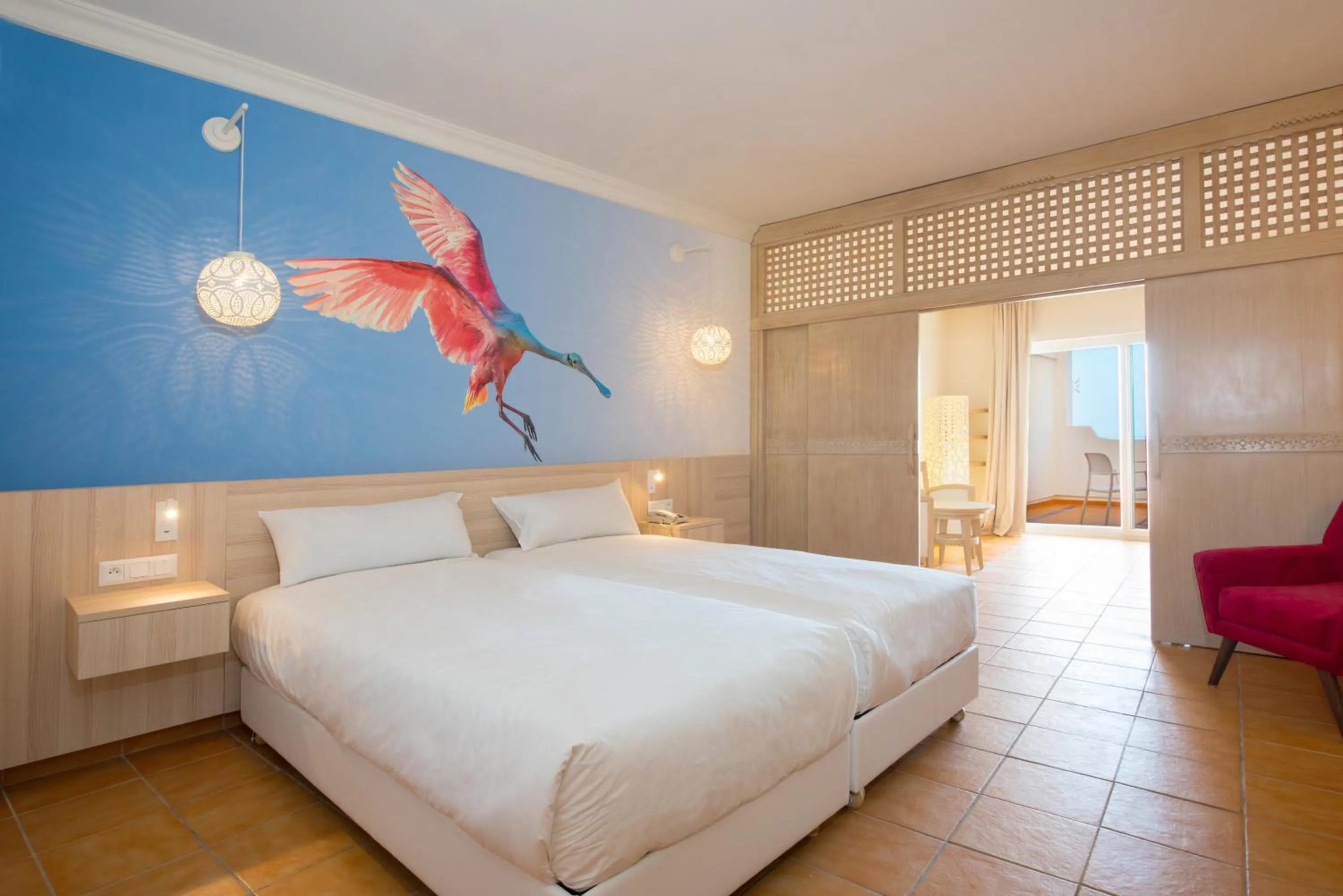 Bedroom, Bed in Iberostar Waves Founty Beach All Inclusive