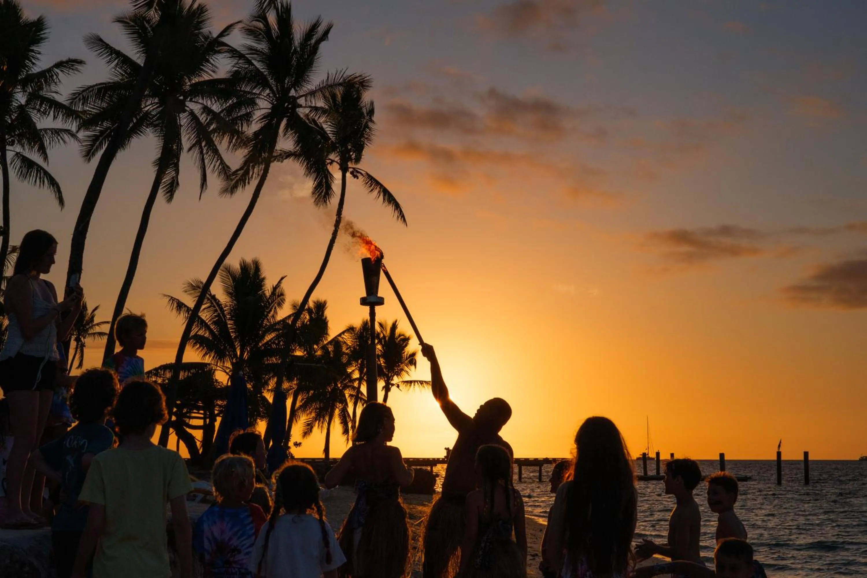 Sunset in Plantation Island Resort