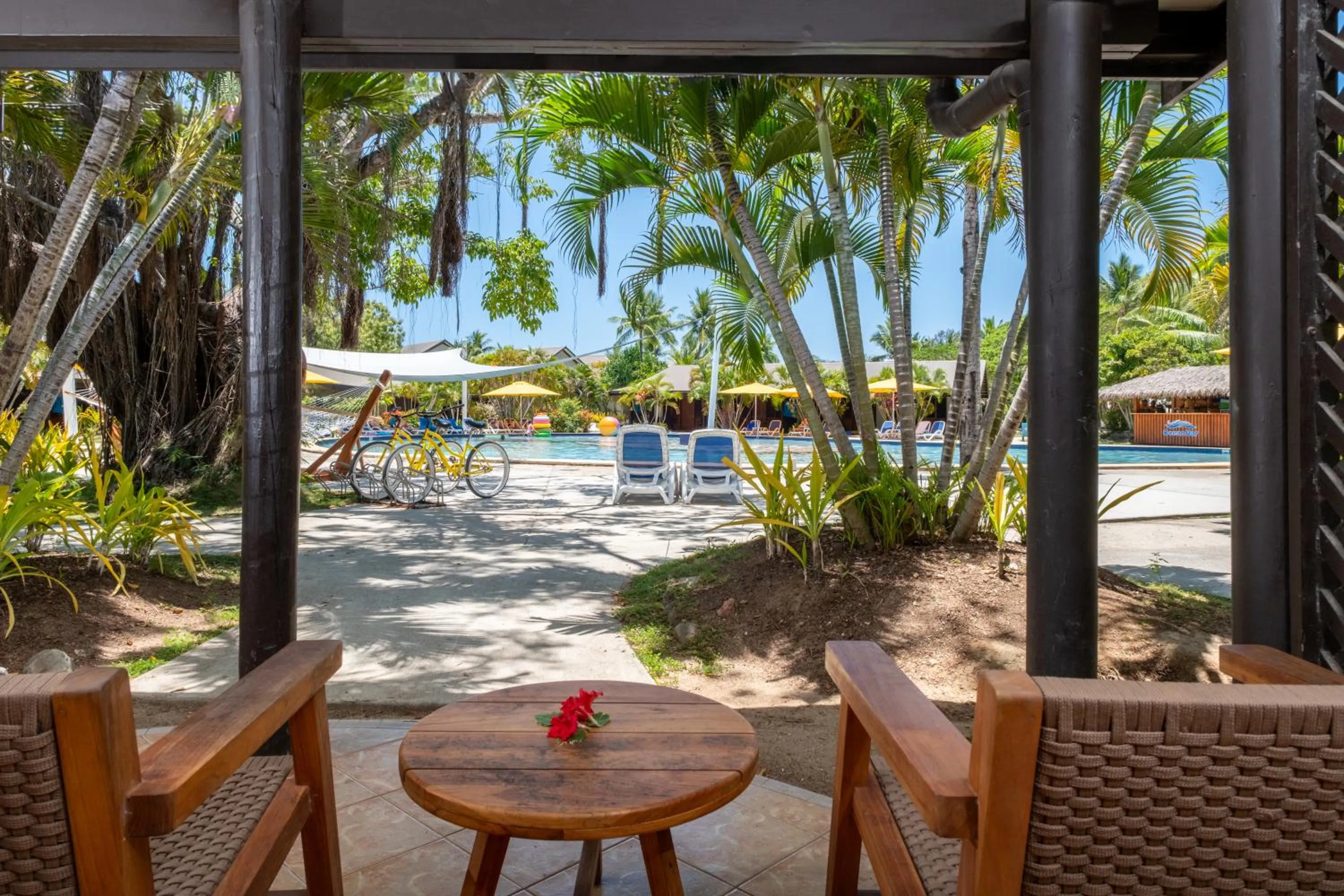 Patio in Plantation Island Resort