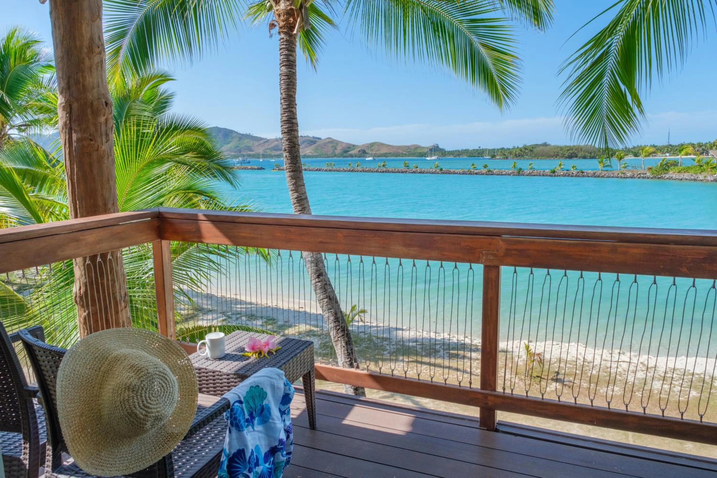 Patio in Plantation Island Resort