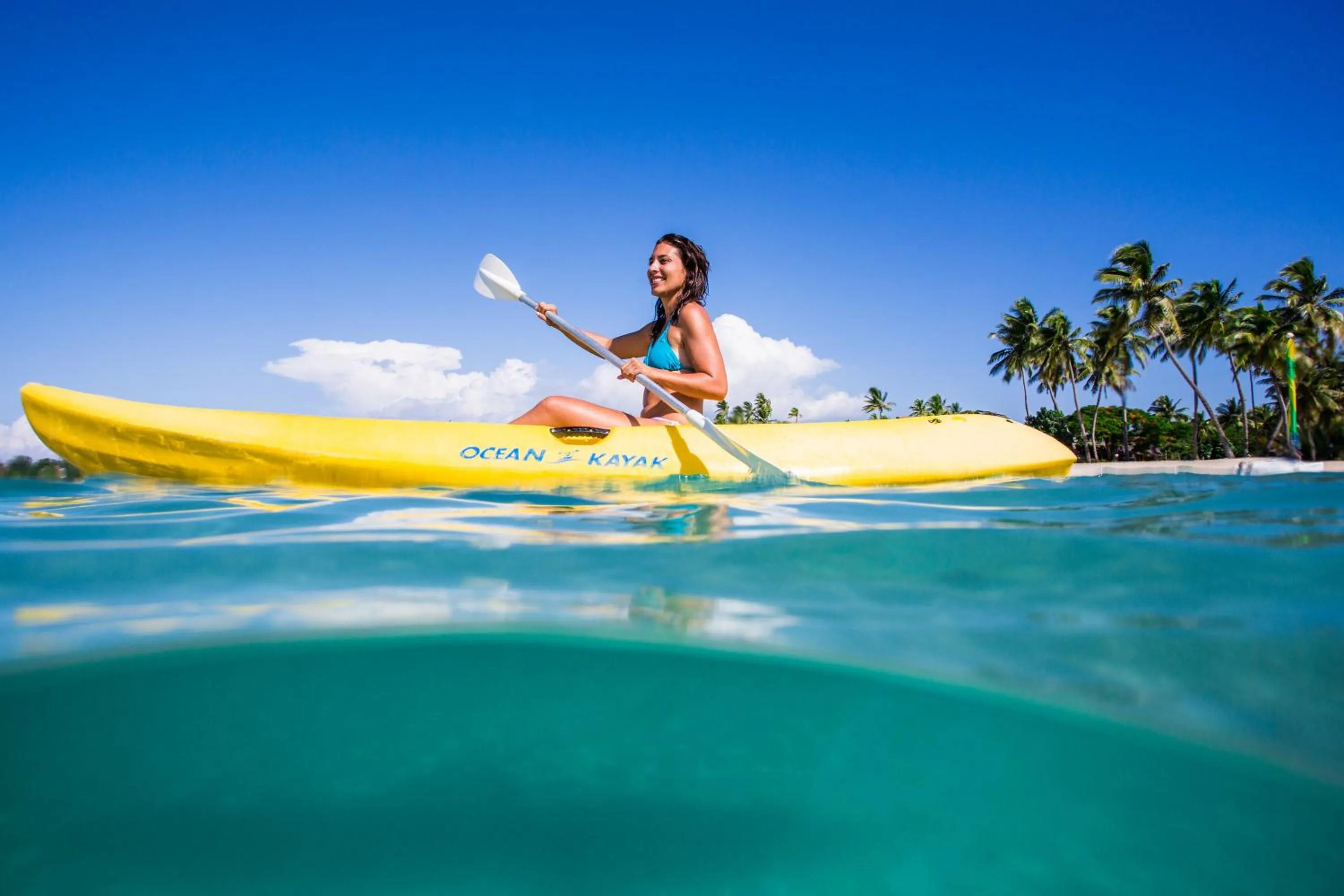 Canoeing in Plantation Island Resort