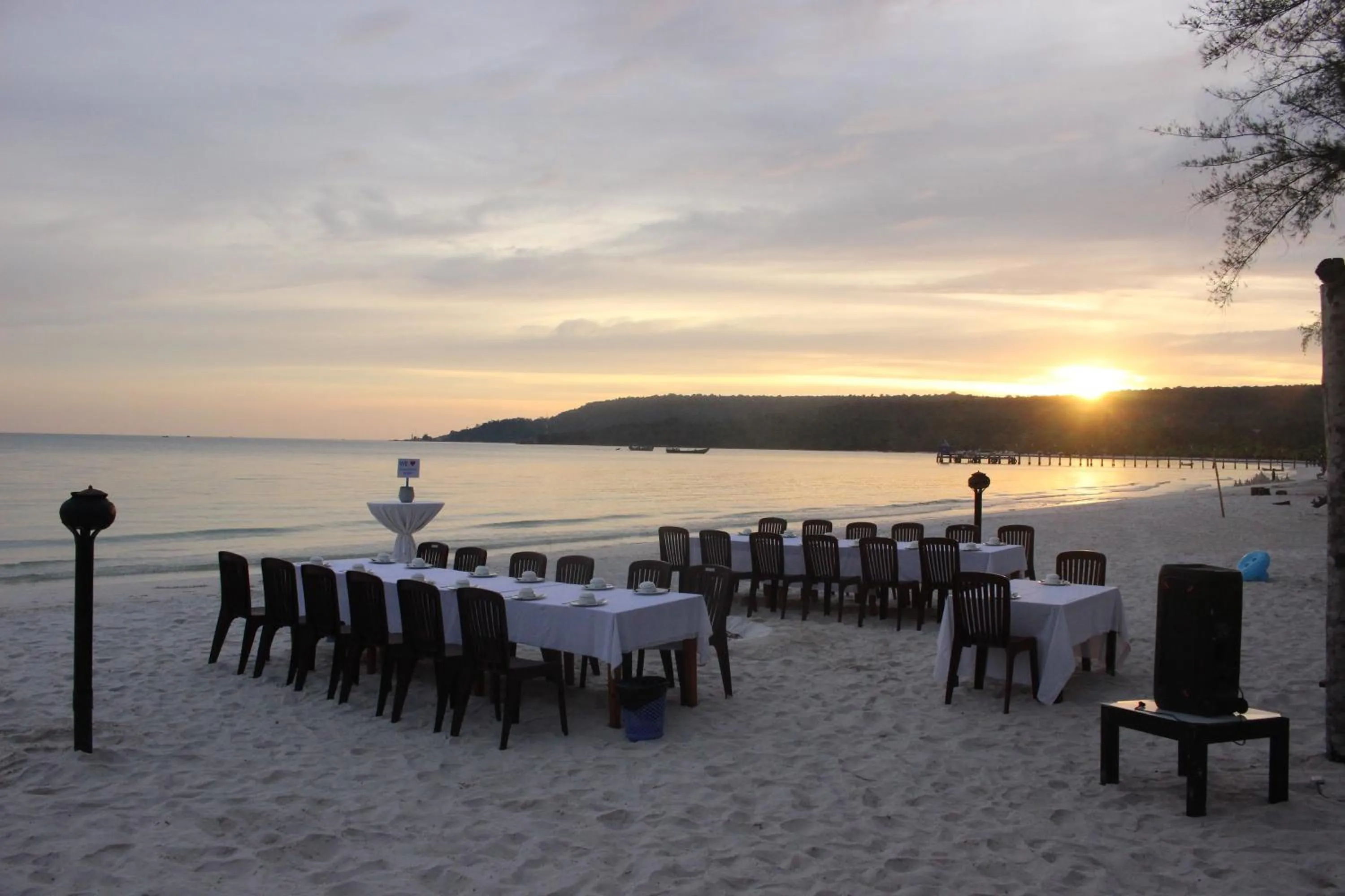 Dinner in SCARLET SAILS VILLA