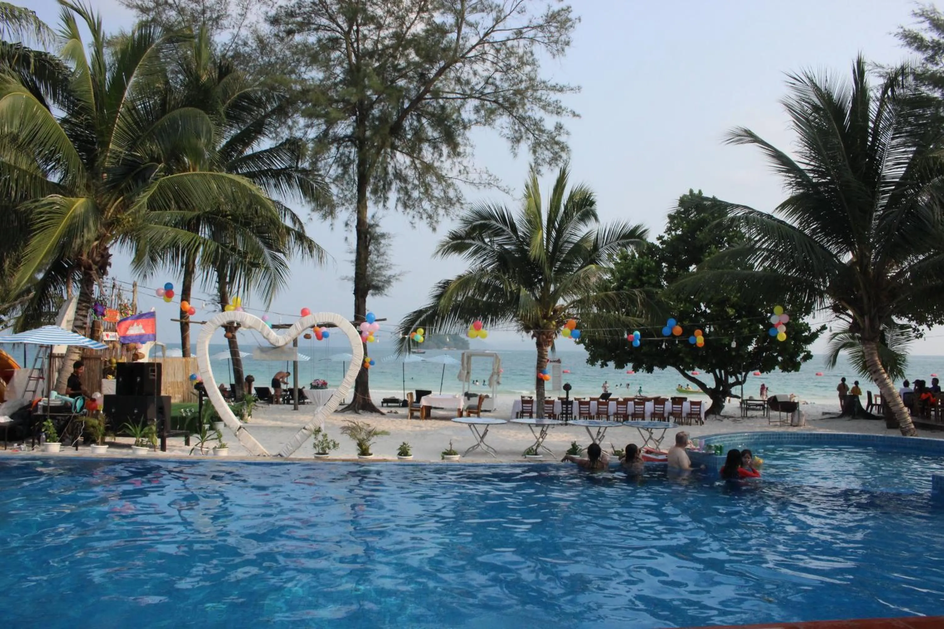 Swimming pool in SCARLET SAILS VILLA
