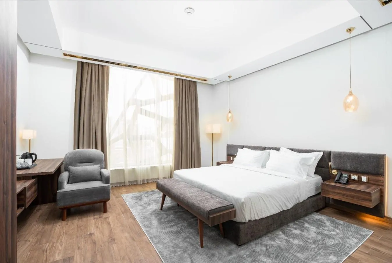 Bed in AKASIYA HOTEL