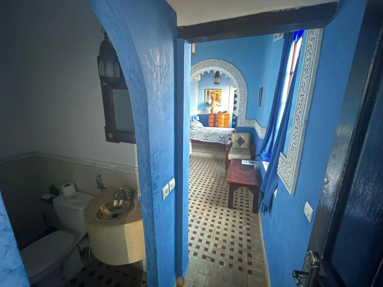 Toilet in Riad Fes Baraka & SPA