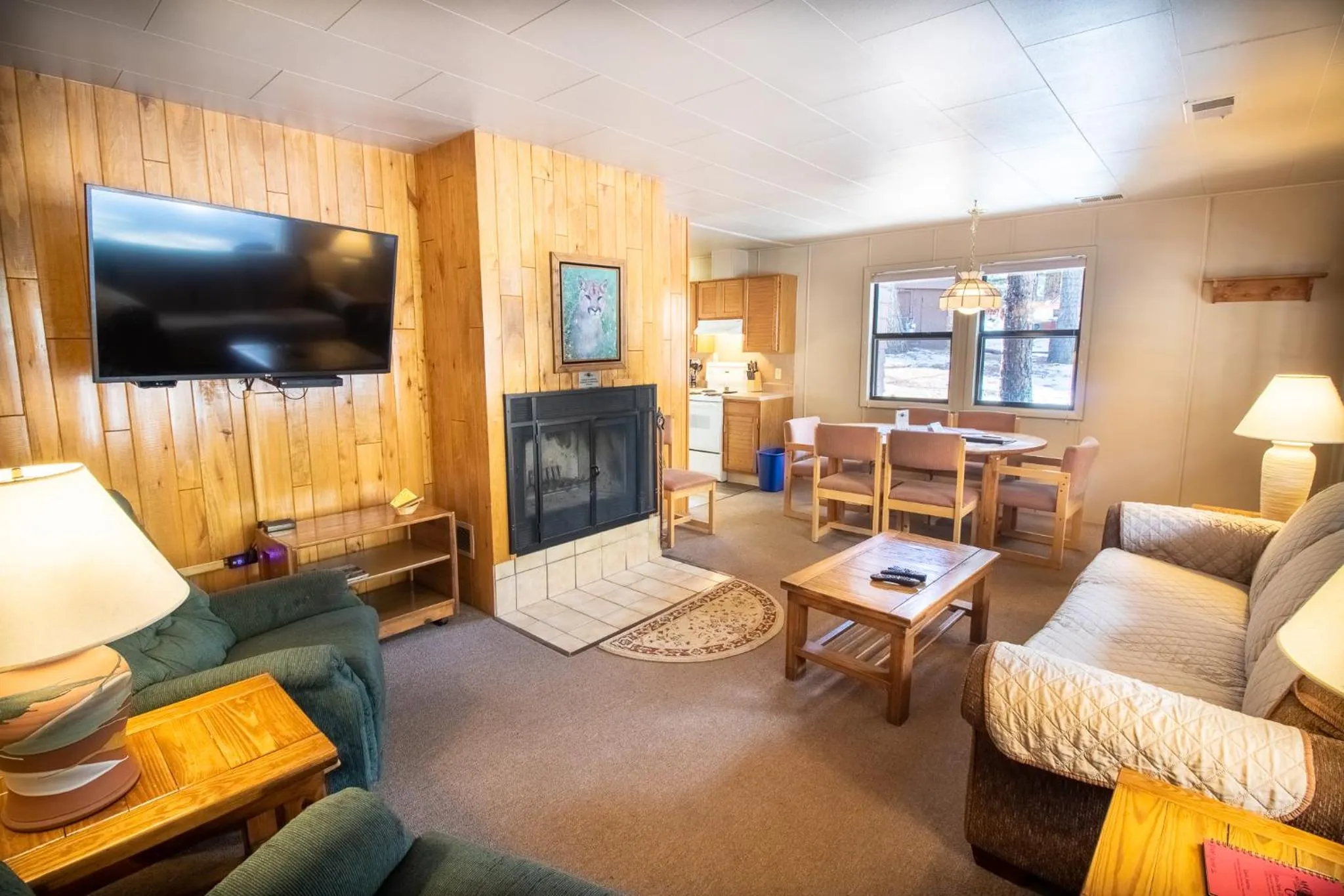 TV and multimedia in Castle Mountain Lodge