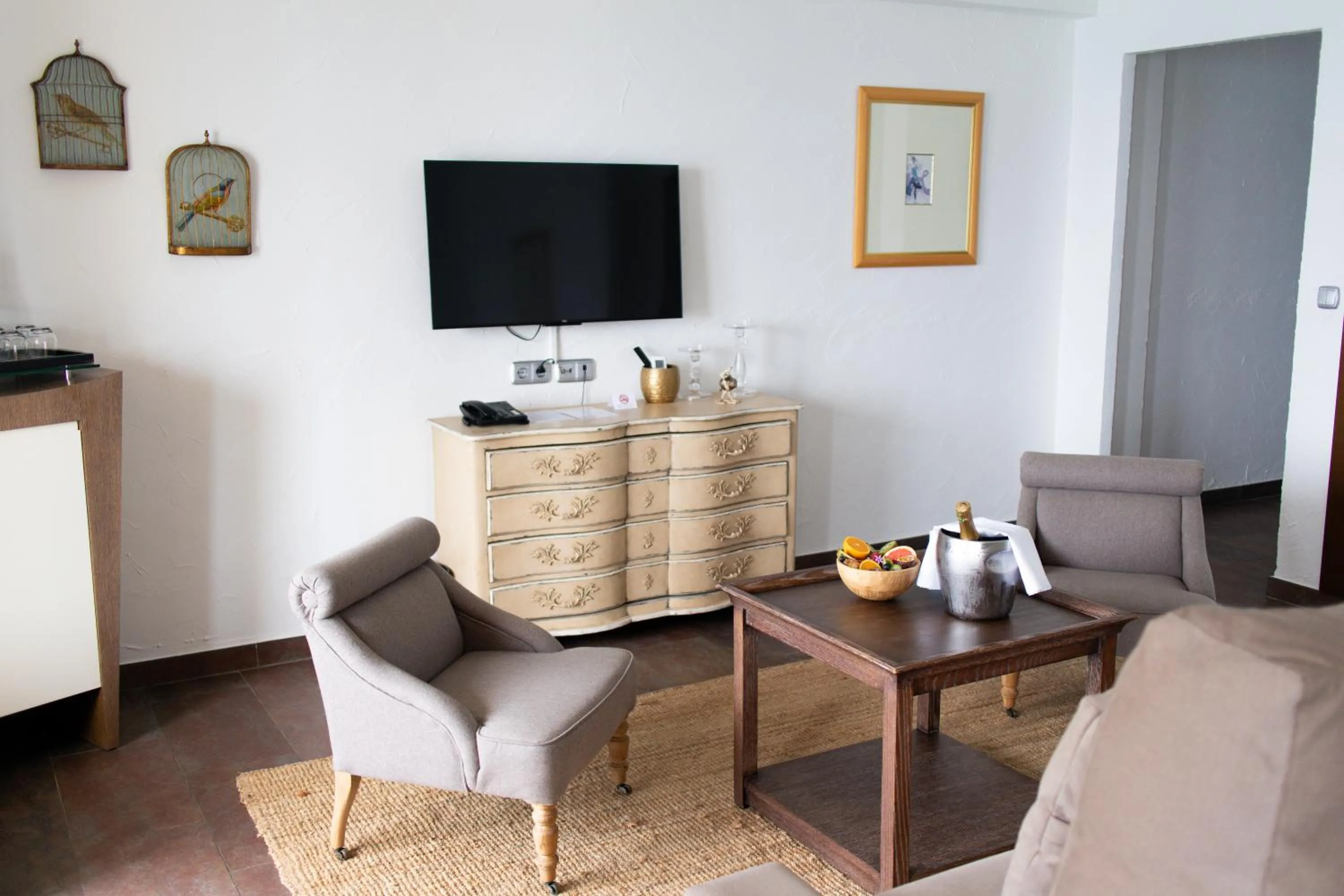 Living room in Surplage Hôtel Cavalière