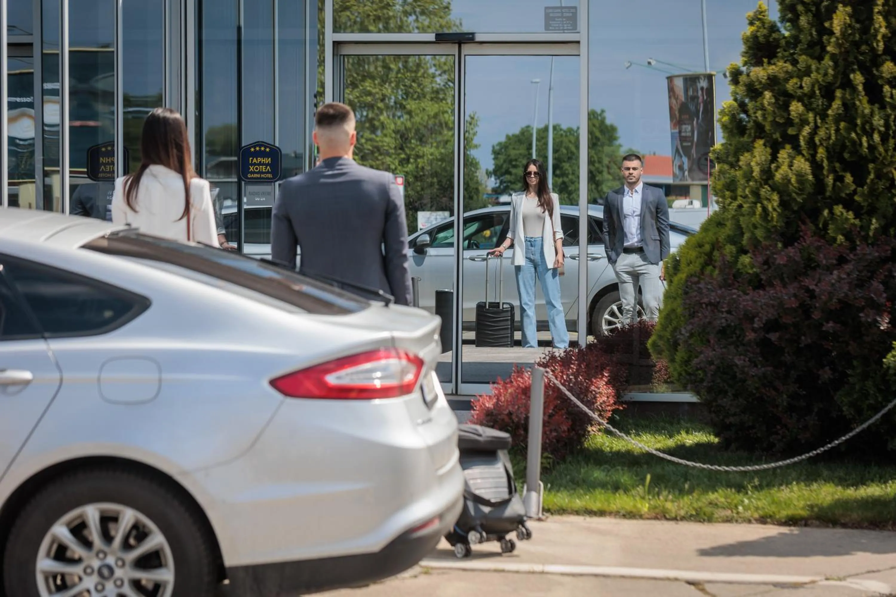 Facade/entrance in Euro Garni Hotel
