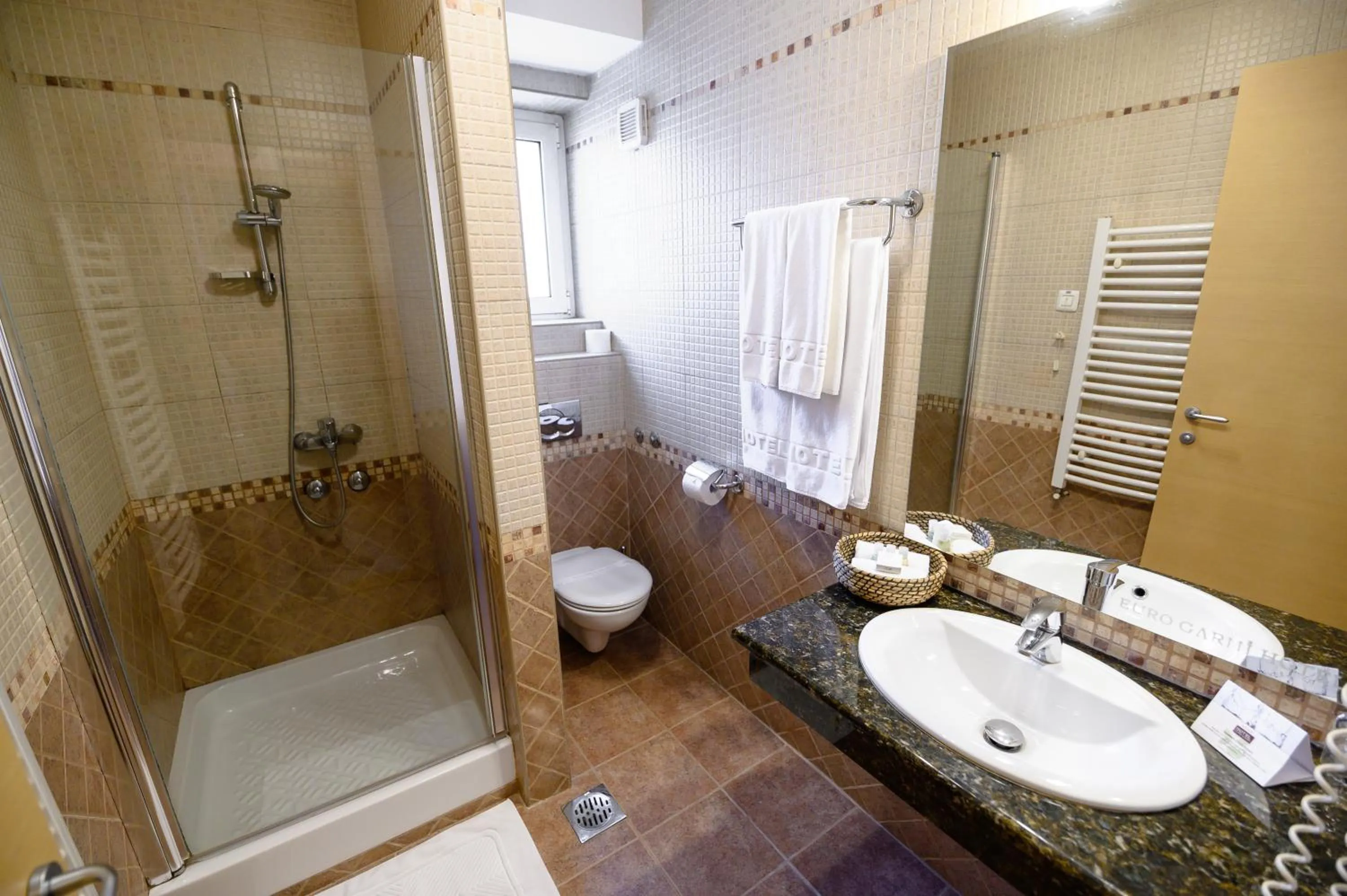 Bathroom in Euro Garni Hotel