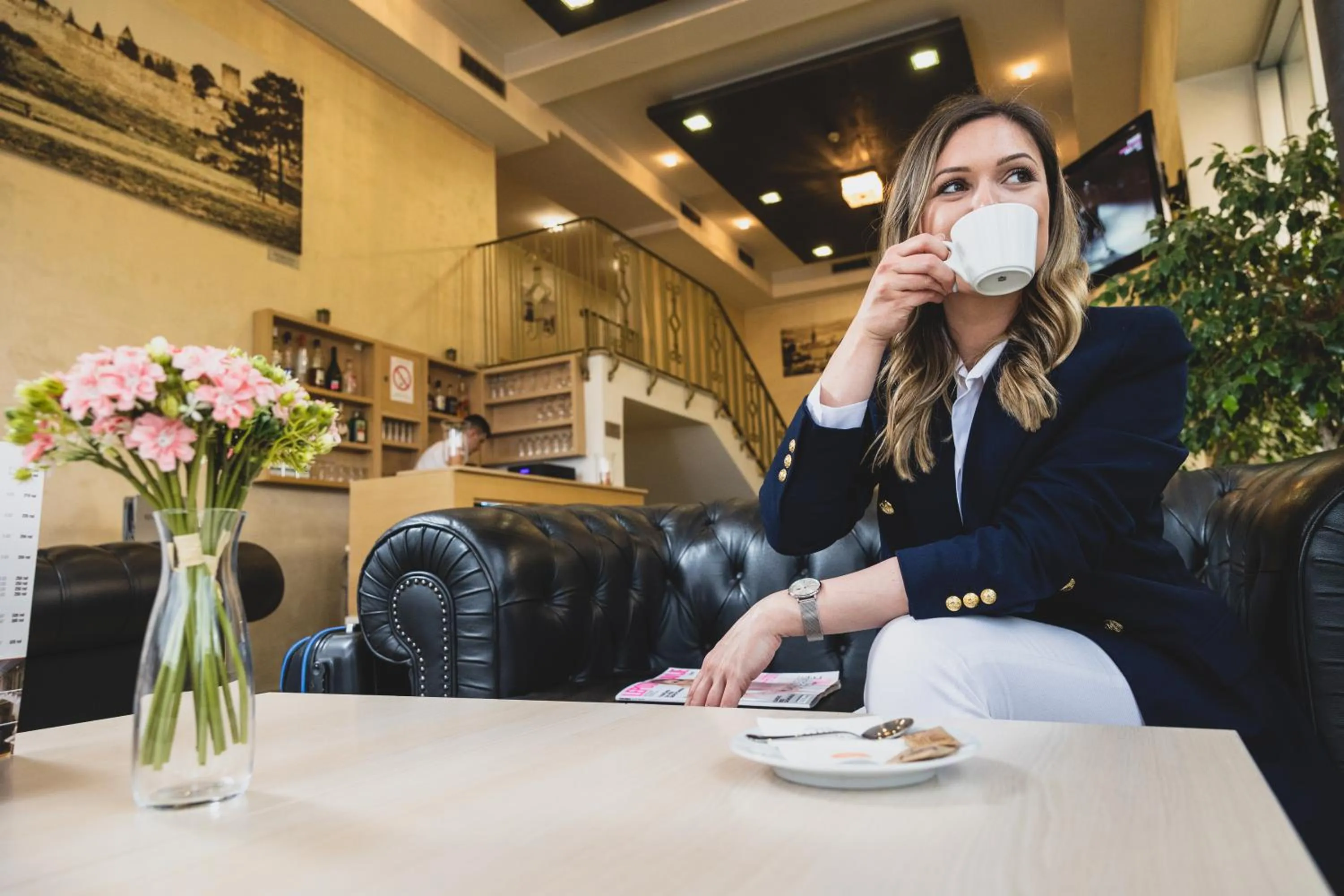 Lobby or reception in Euro Garni Hotel
