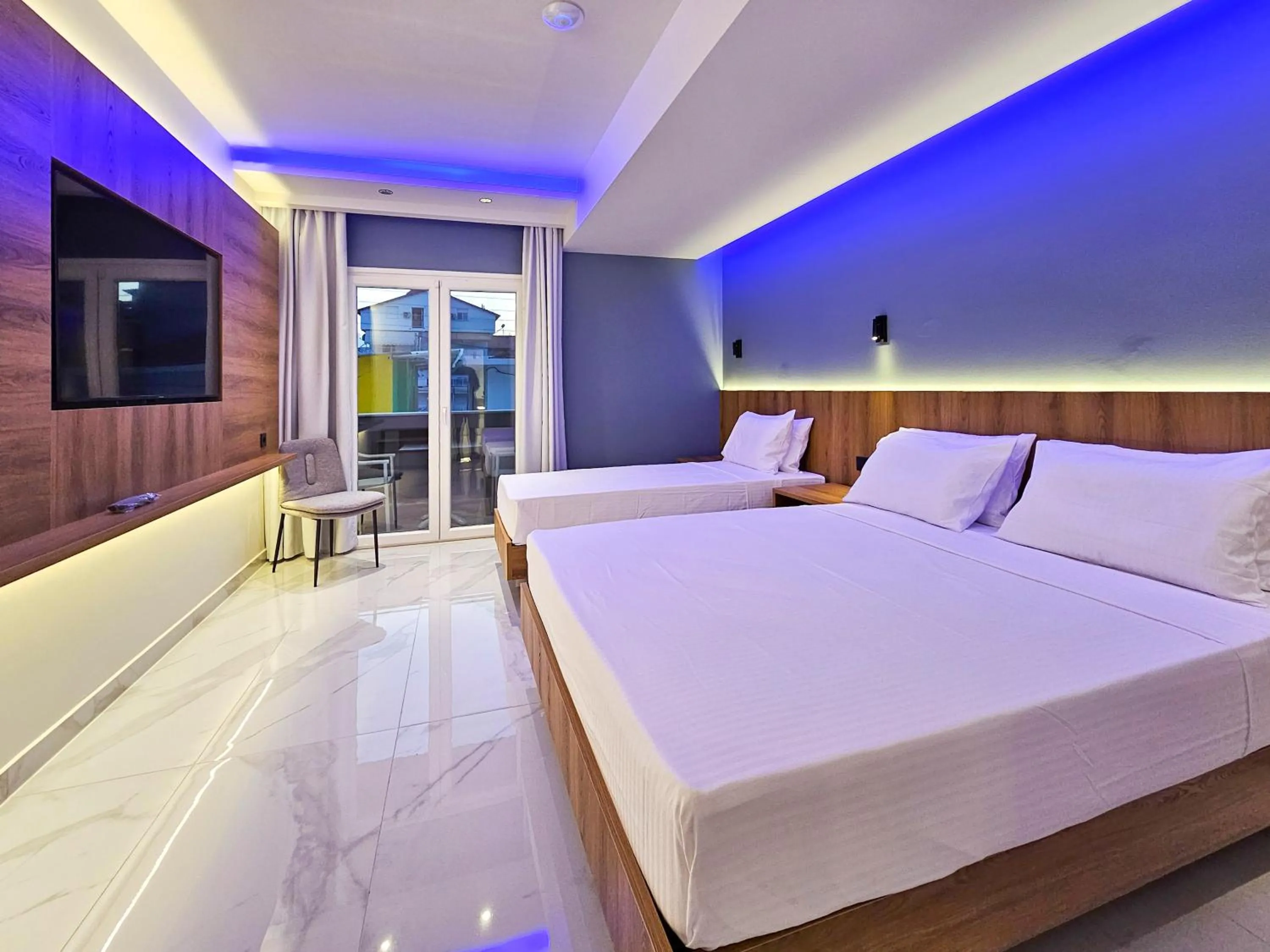 View (from property/room), Bed in AKTEON GIRNI