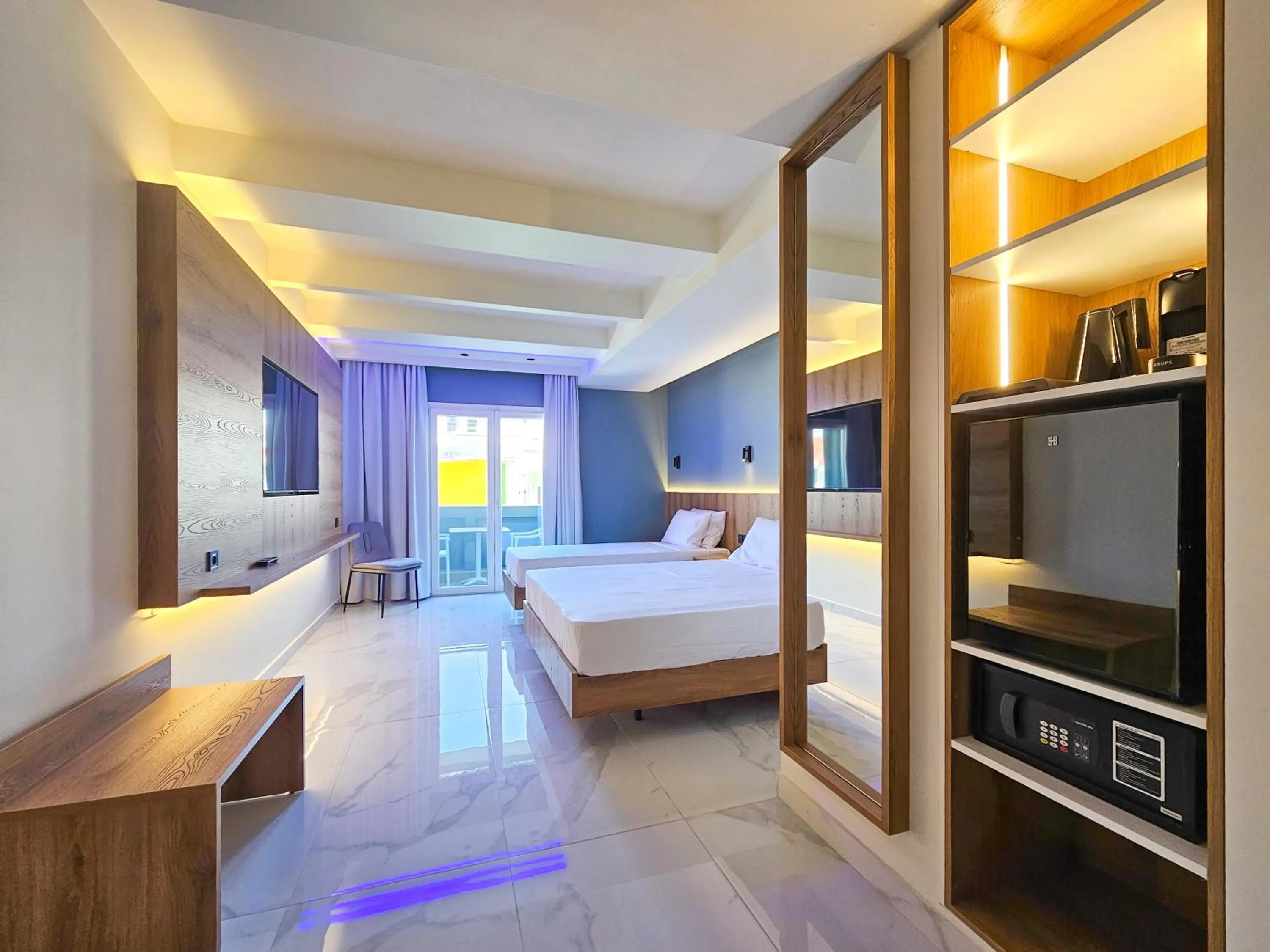 View (from property/room), Bed in AKTEON GIRNI