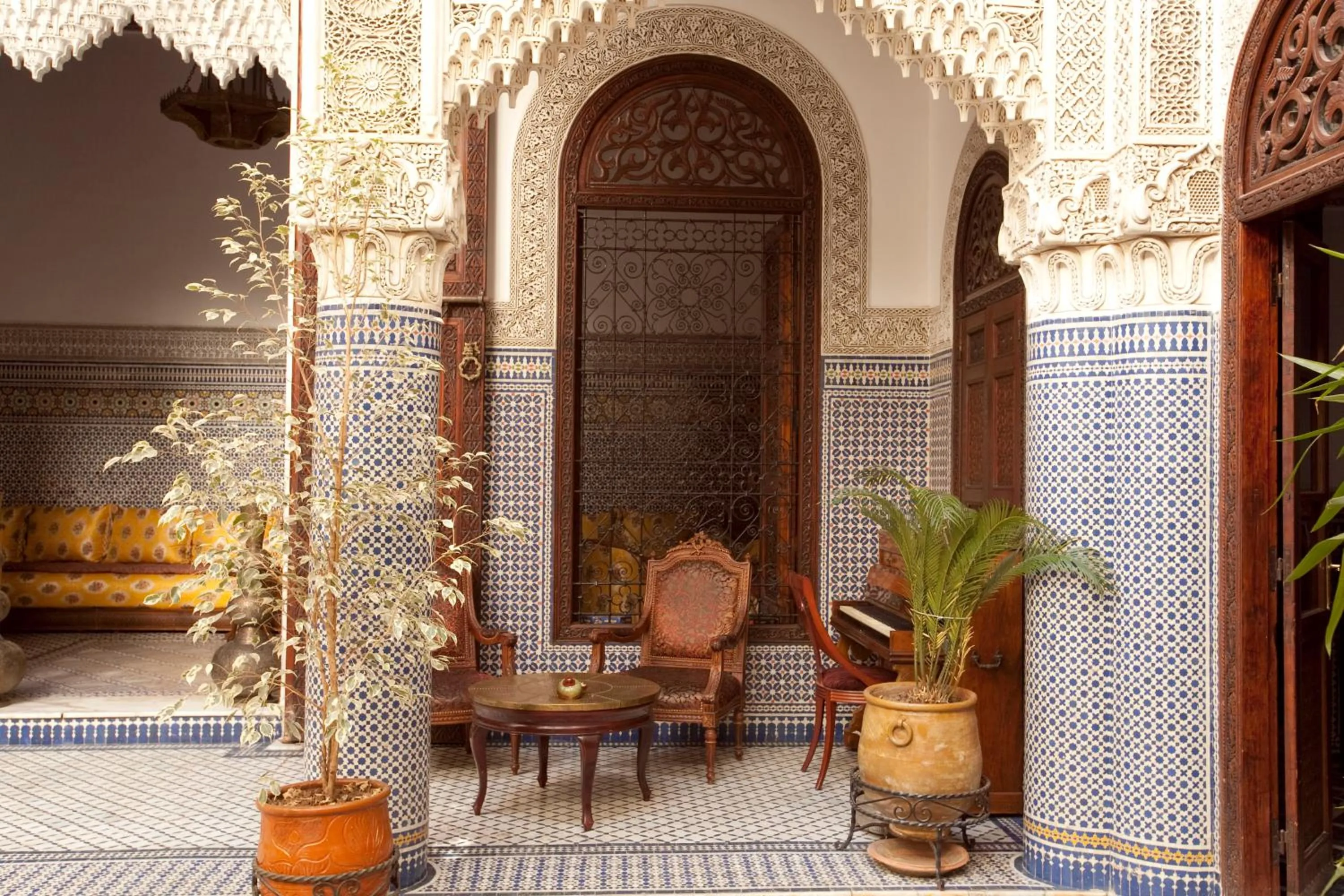 Communal lounge/ TV room in Riad Alya