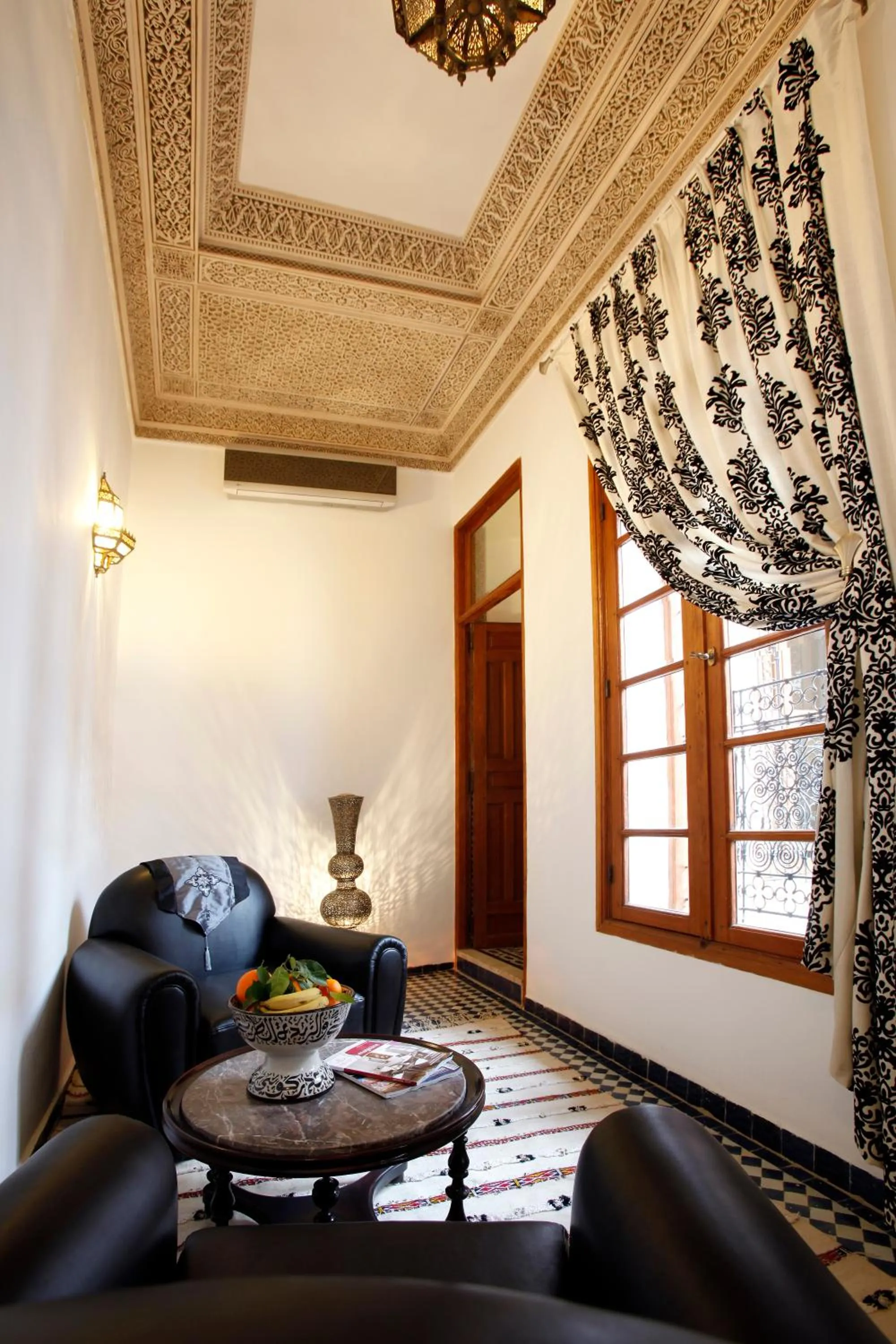 Seating area in Riad Alya