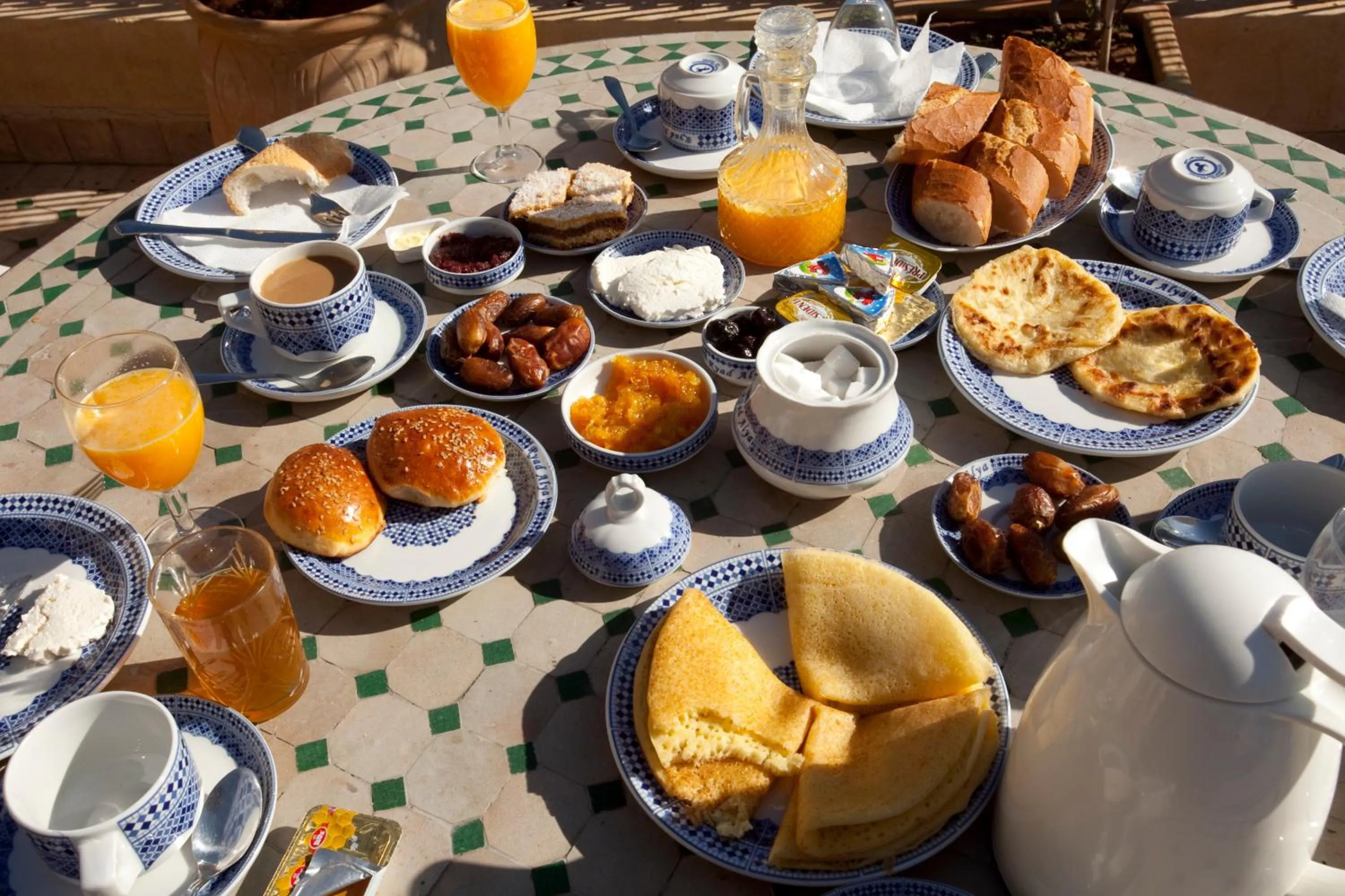 Food and drinks in Riad Alya