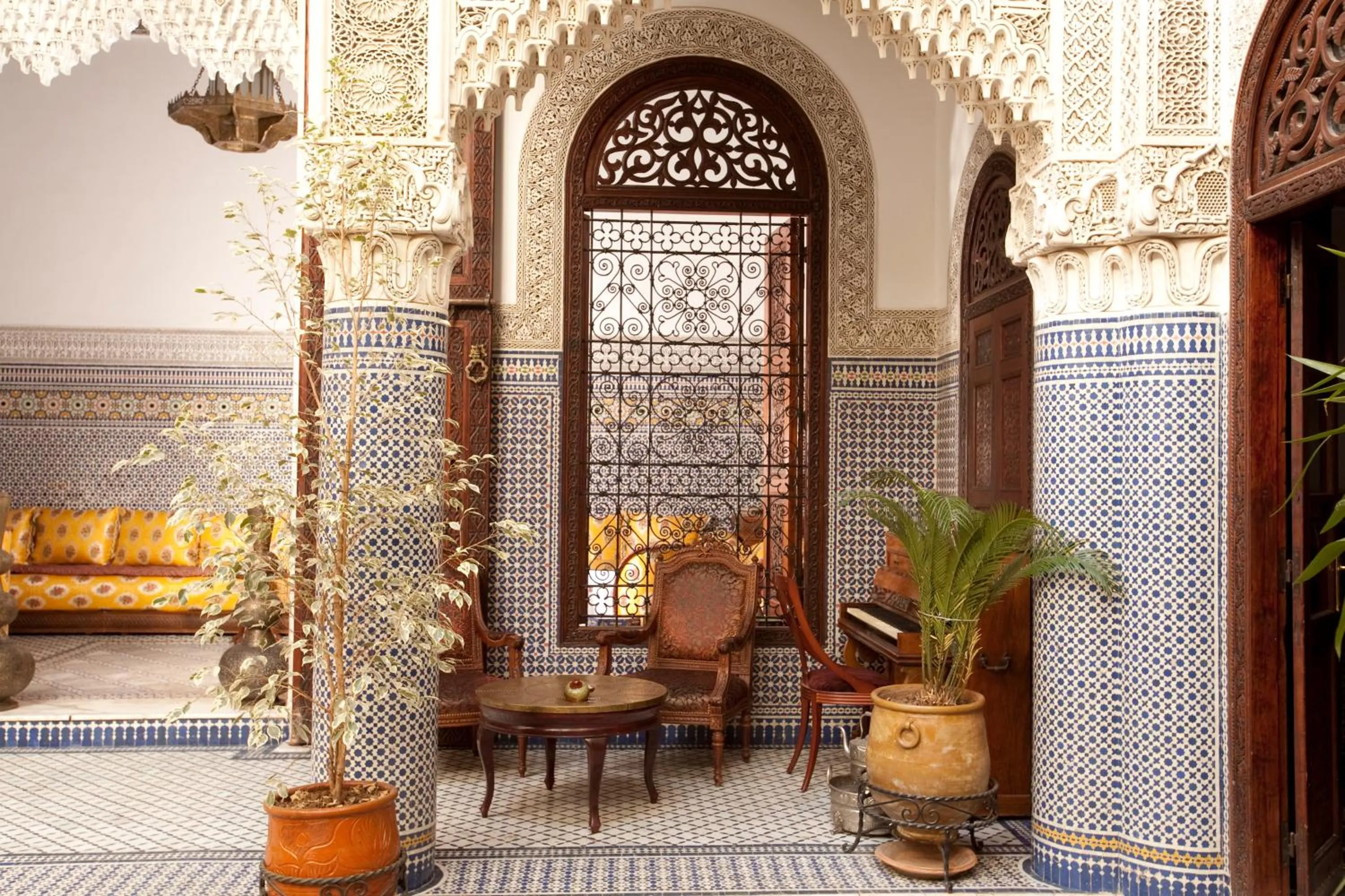 Communal lounge/ TV room in Riad Alya