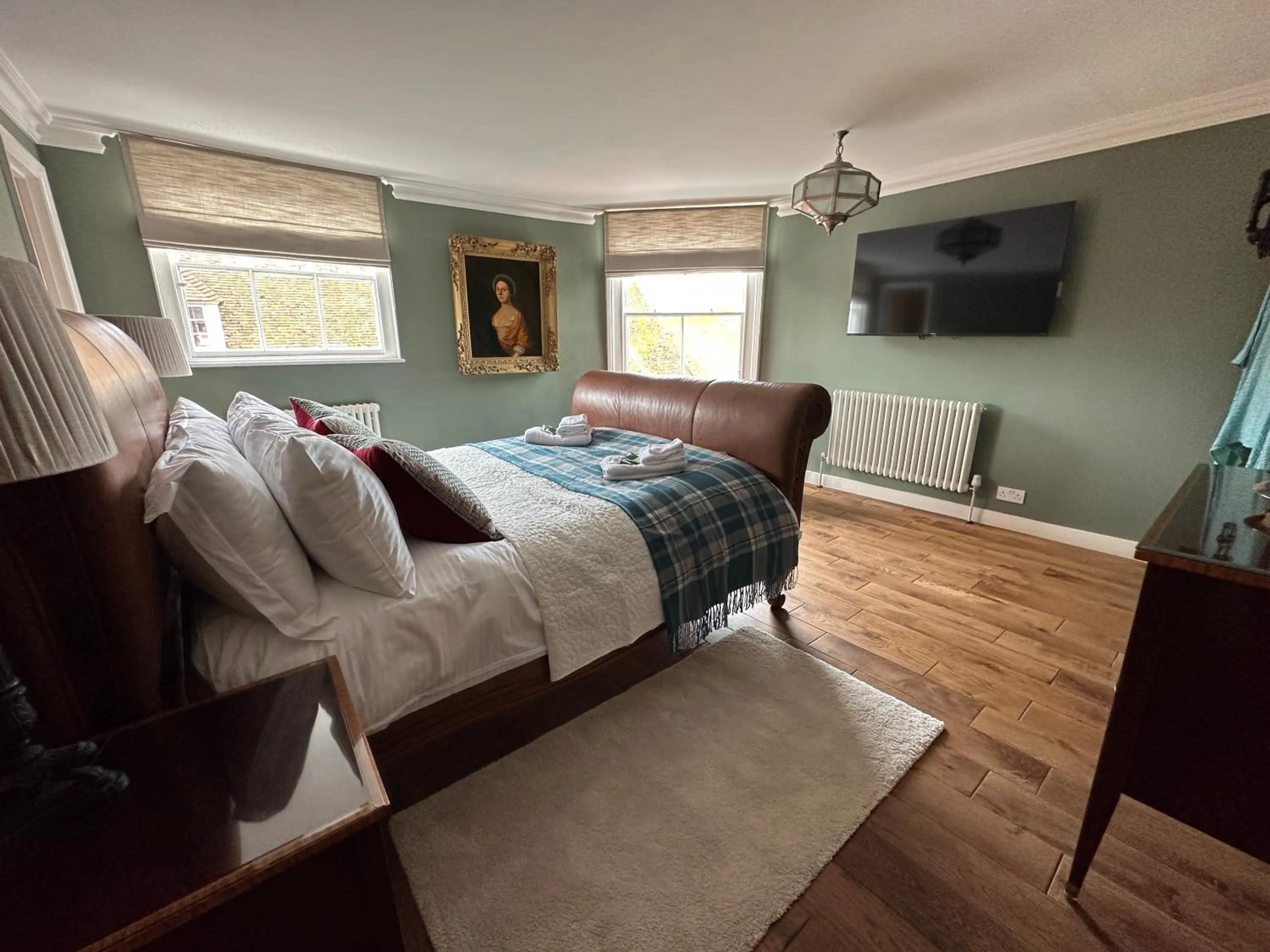 Bed in The Brontë Wing at The Apothecary Rye