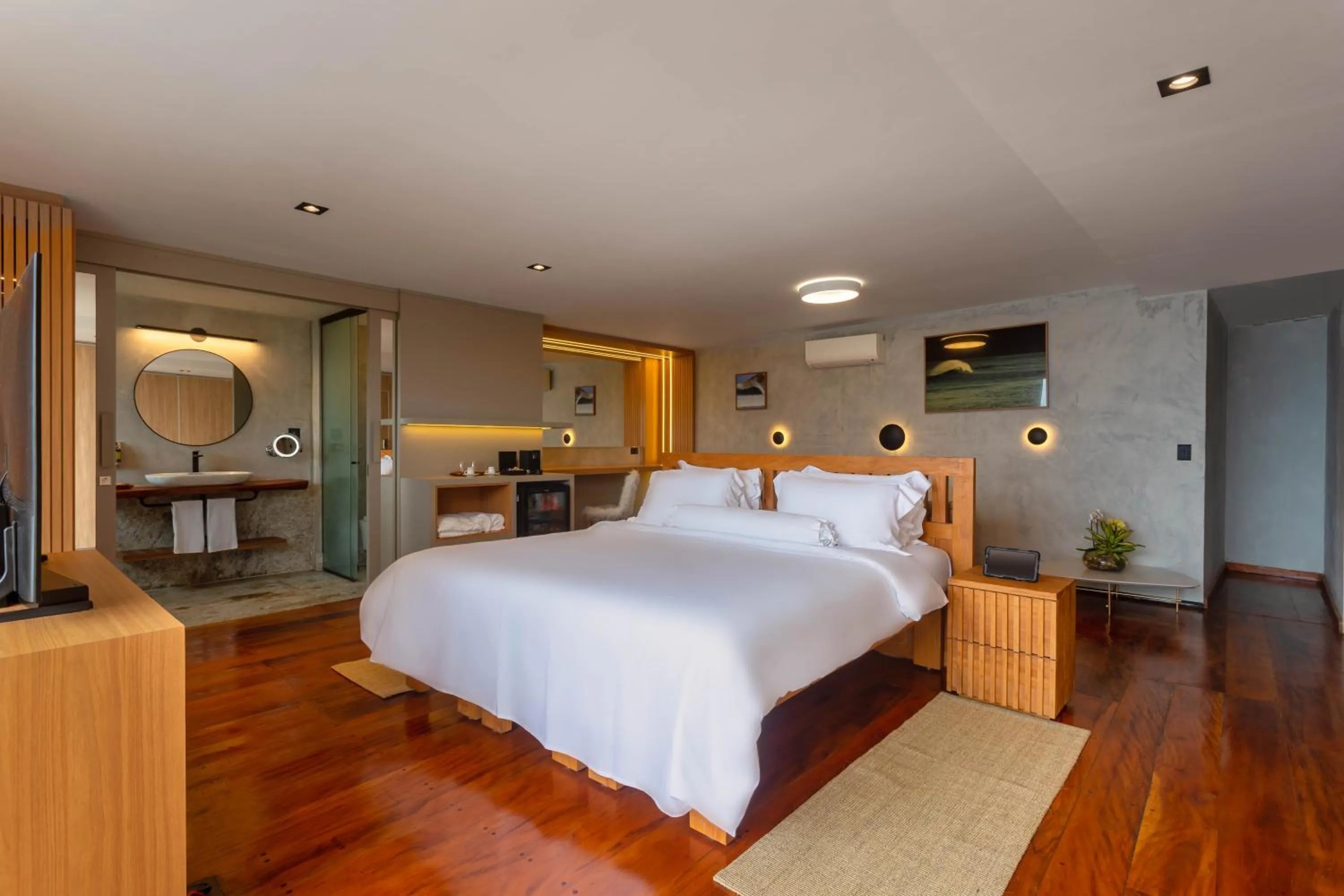 Bed in Duke Beach Hotel Maresias