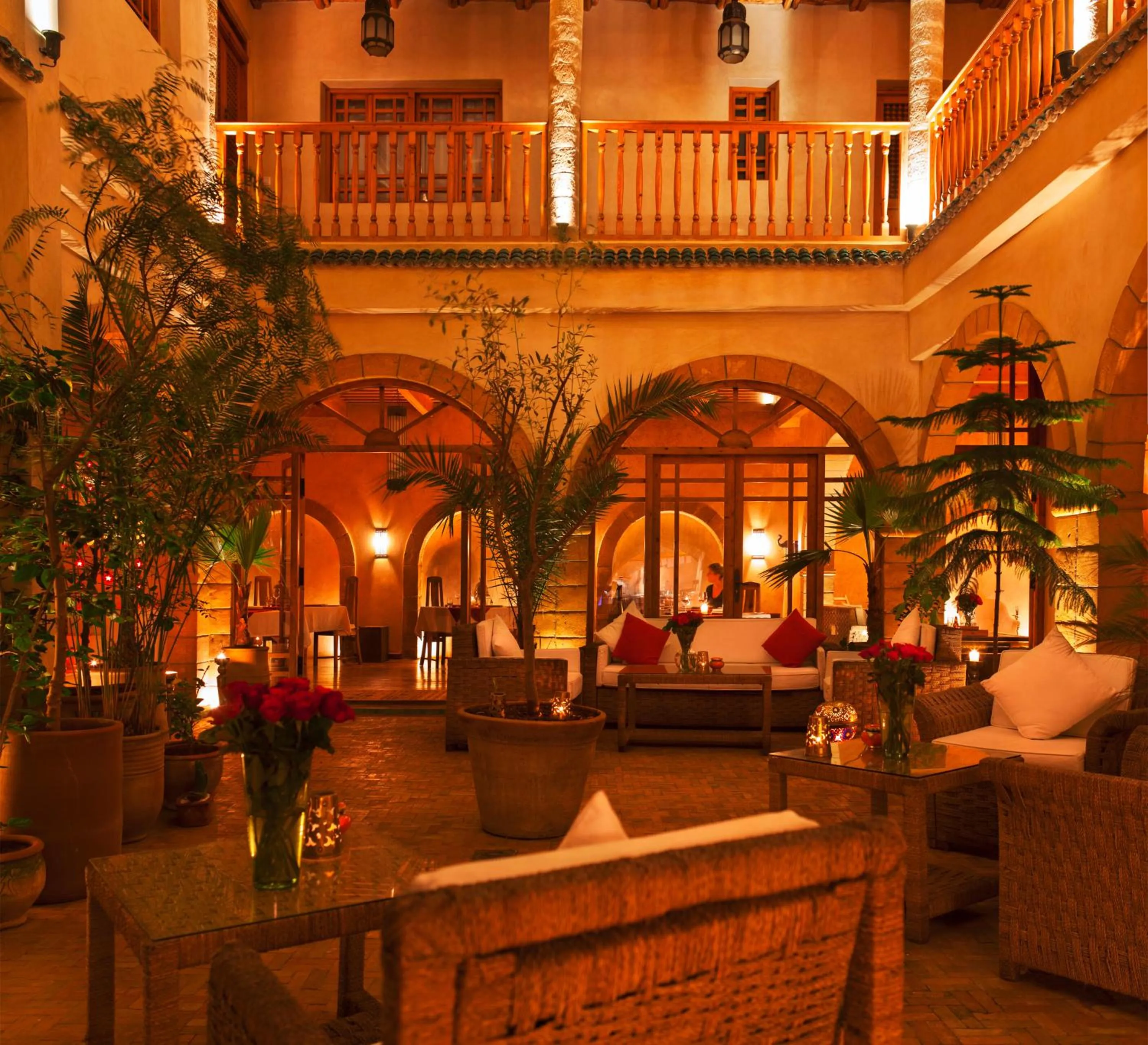 Communal lounge/ TV room in Riad Chbanate