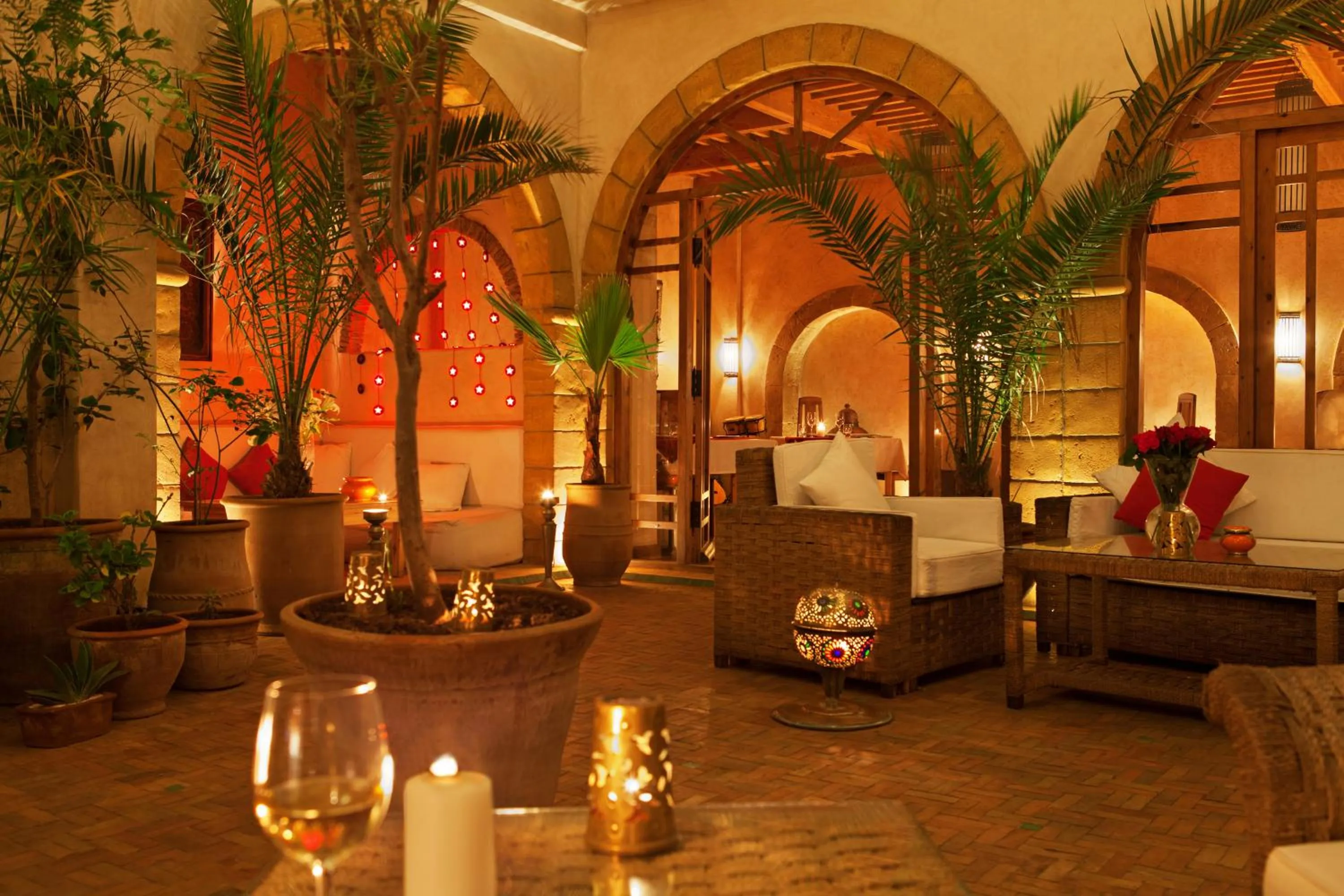 Communal lounge/ TV room in Riad Chbanate