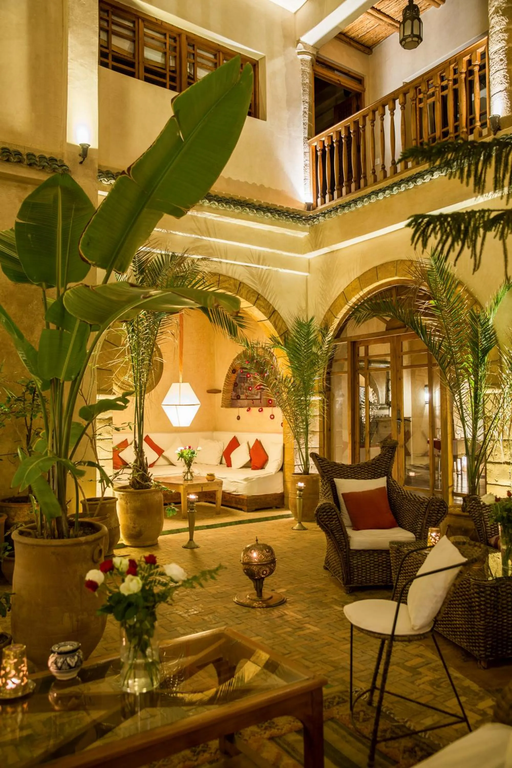 Patio in Riad Chbanate
