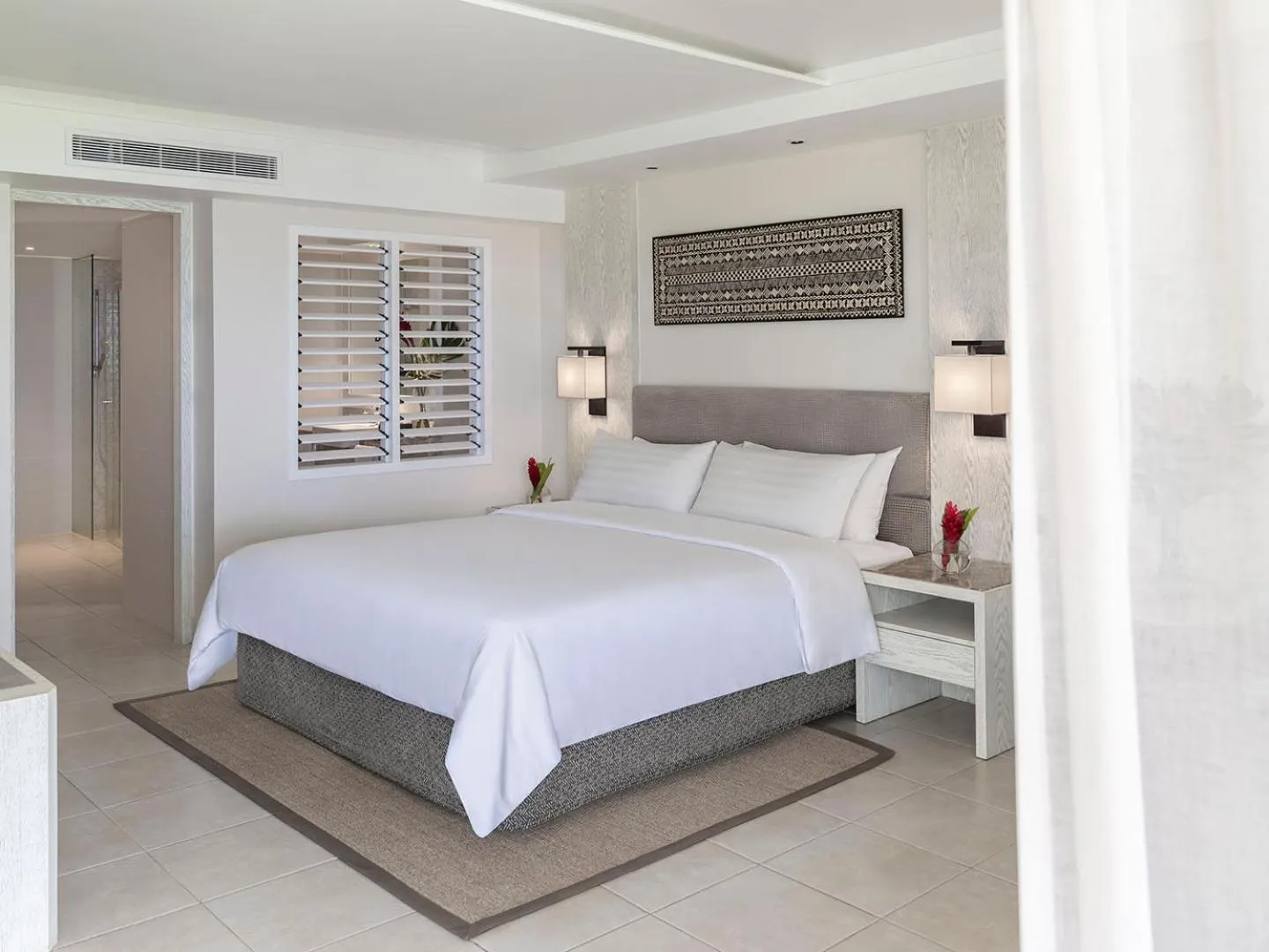 Photo of the whole room, Bed in Shangri-La Yanuca Island, Fiji