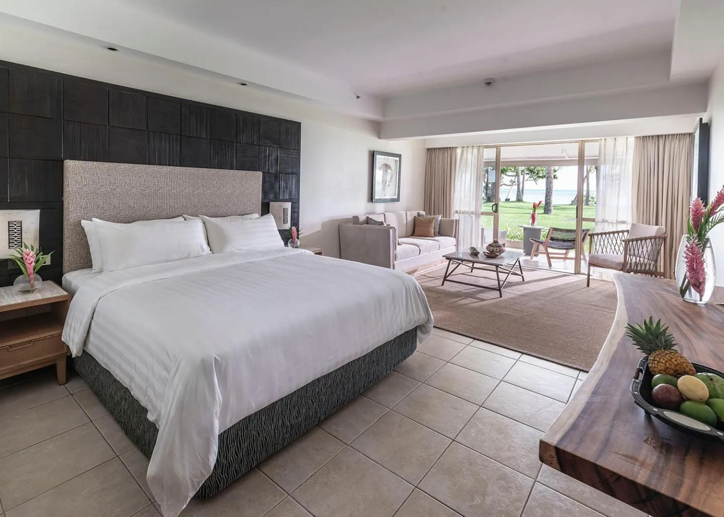 Photo of the whole room, Bed in Shangri-La Yanuca Island, Fiji