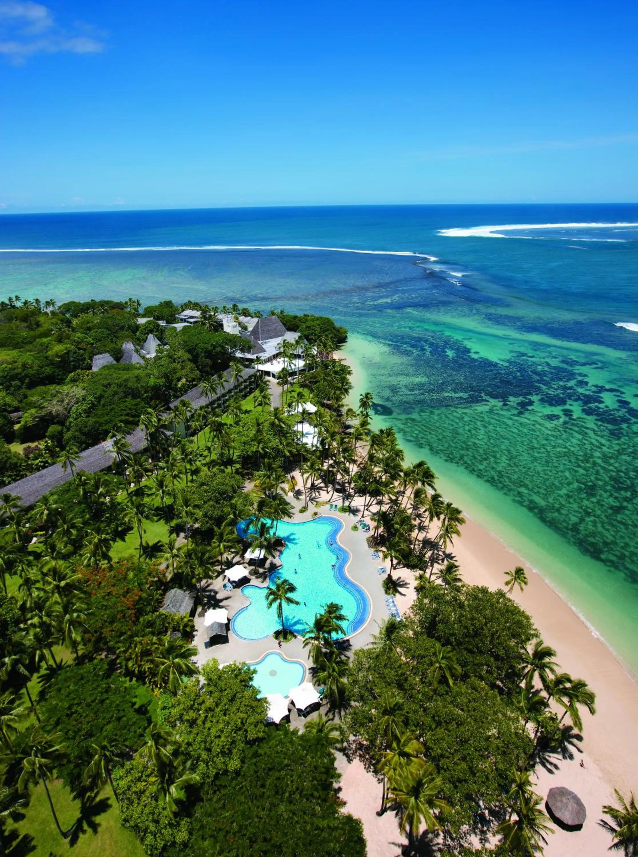 Bird's eye view in Shangri-La Yanuca Island, Fiji