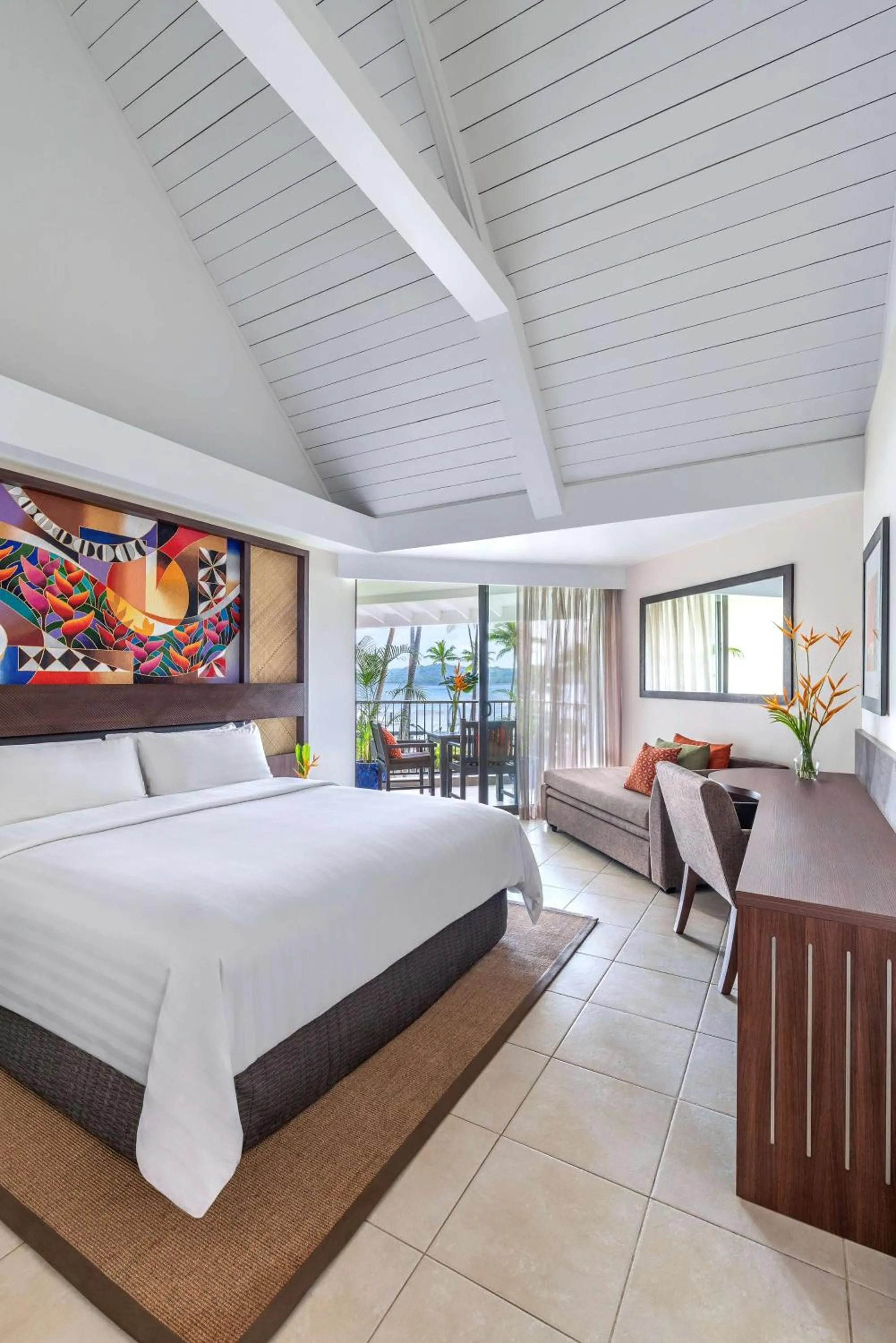 Photo of the whole room, Bed in Shangri-La Yanuca Island, Fiji